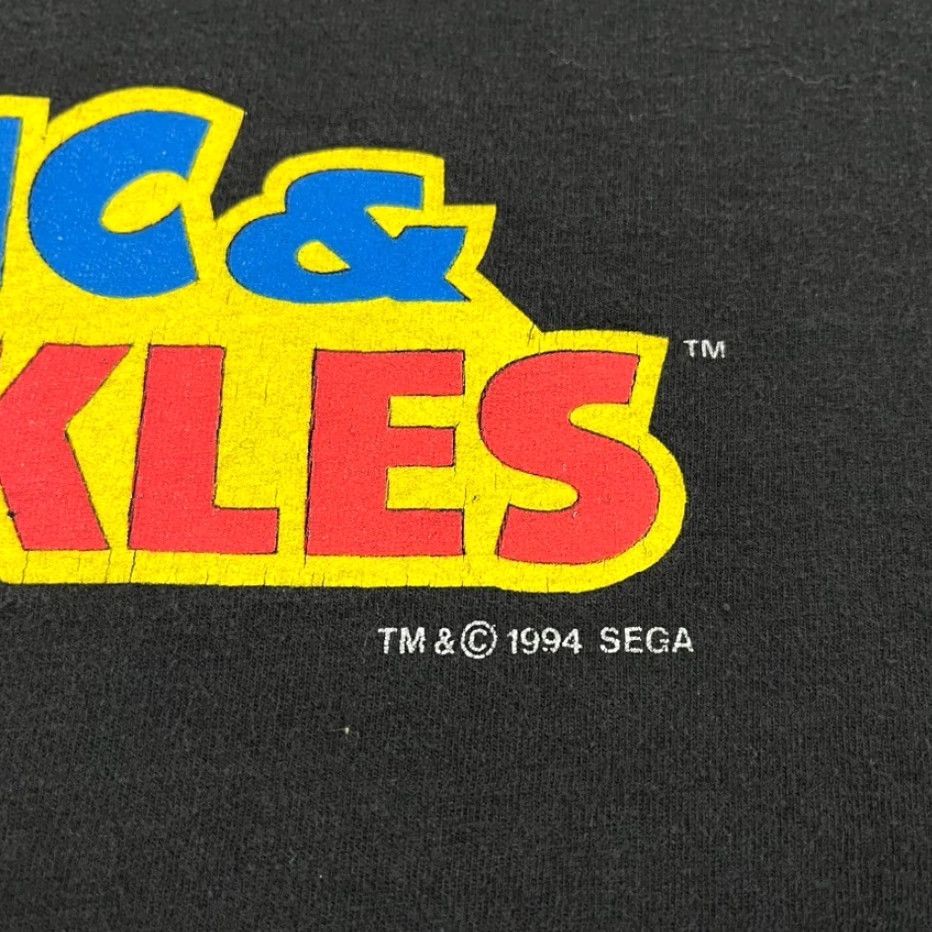 Vintage VINTAGE SONIC & KNUCKLES Graphic Print Shirt Men Large Black 90s Sega Video Game Size US L / EU 52-54 / 3 - 3 Thumbnail
