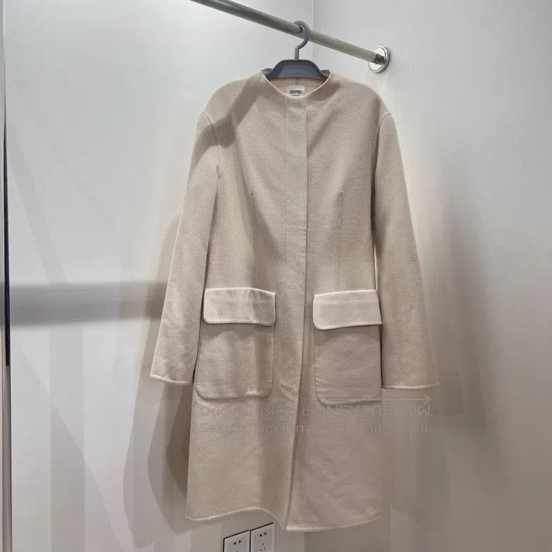 Hermes Hermes Double Pocket Cashmere Coat Size XS / US 0-2 / IT 36-38 - 1 Thumbnail