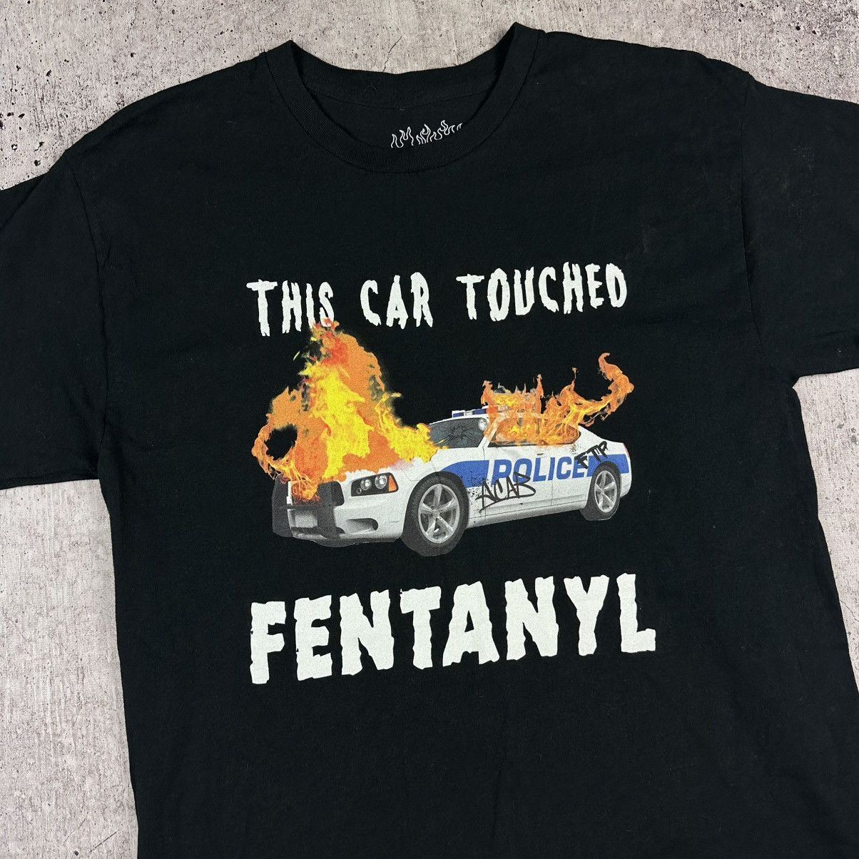 Vintage Vintage 'This Car Touched Fentanyl' Funny Tee Size US M / EU 48-50 / 2 - 9 Thumbnail