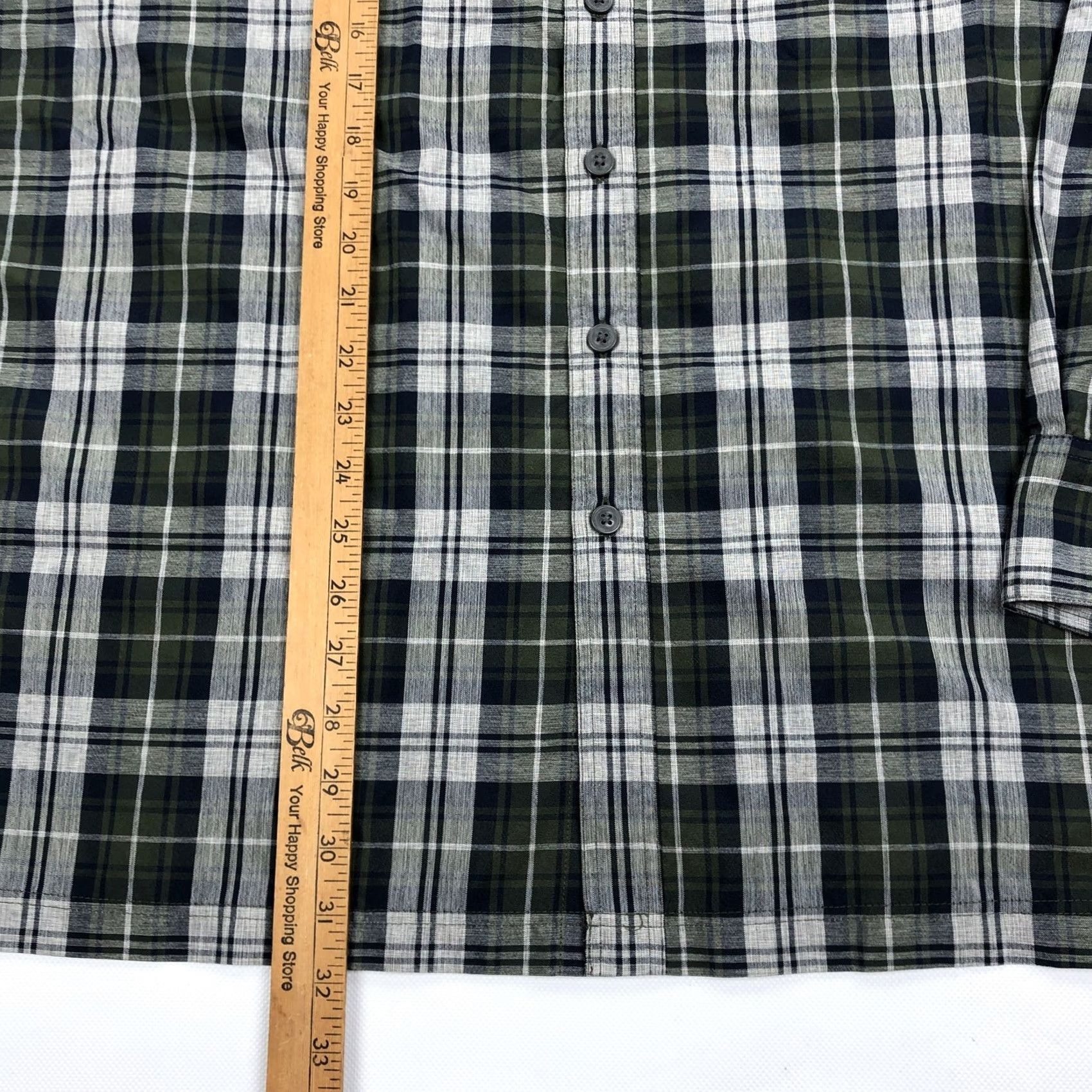 Croft & Barrow Croft & Barrow Men's XL Quick-Dry Plaid Button-Down Long Sleeve Shirt Size US XL / EU 56 / 4 - 2 Thumbnail