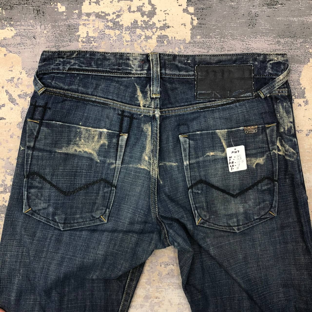 Energie P217 ENERGIE MADE IN ROMANIA DENIM JEANS Size US 36 / EU 52 - 4 Thumbnail