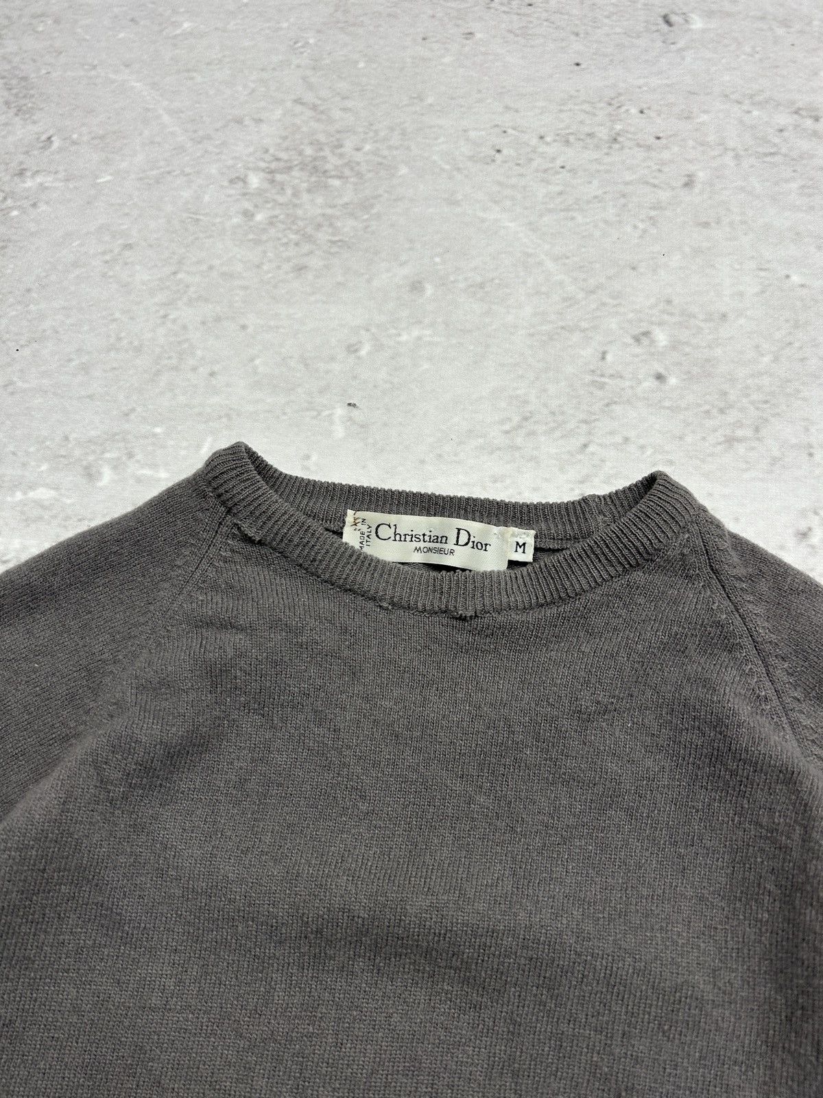 Dior 💥Vintage Christian Dior Wool Grey Sweater 90s Og Small Logo💥 Size US M / EU 48-50 / 2 - 5 Thumbnail