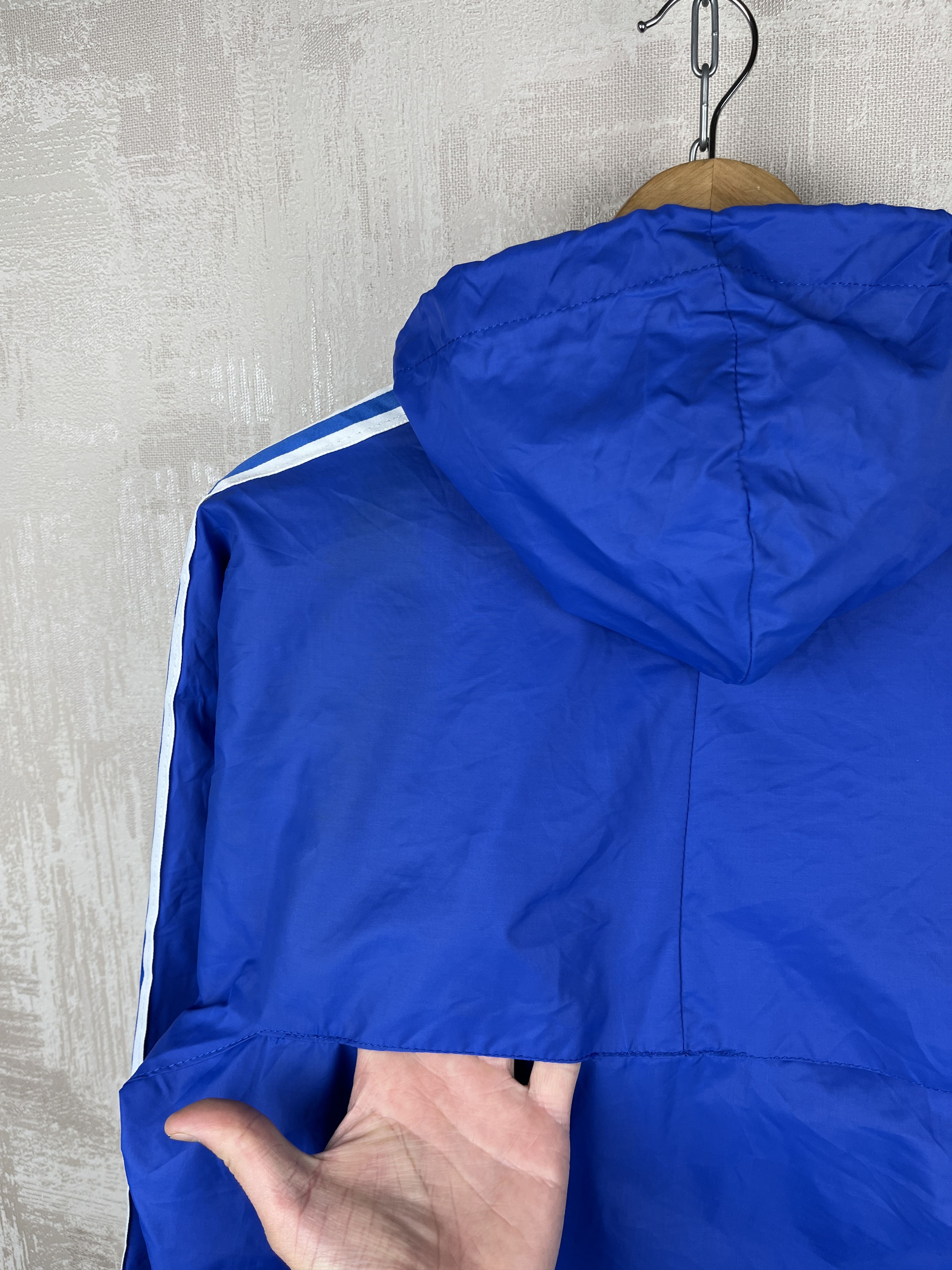 Adidas 70's 80's Adidas Vintage Nylon Windbreaker Hooded Jacket Size US S / EU 44-46 / 1 - 19 Thumbnail