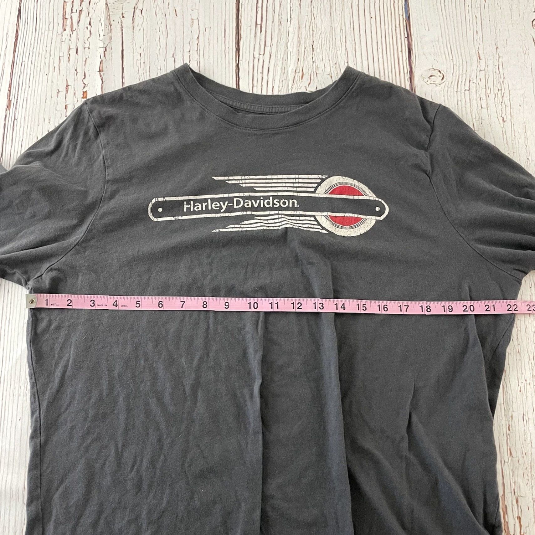 Harley Davidson VINTAGE Harley-Davidson Long Sleeve T-Shirt Women's XL Gray Size XL / US 12-14 / IT 48-50 - 3 Thumbnail