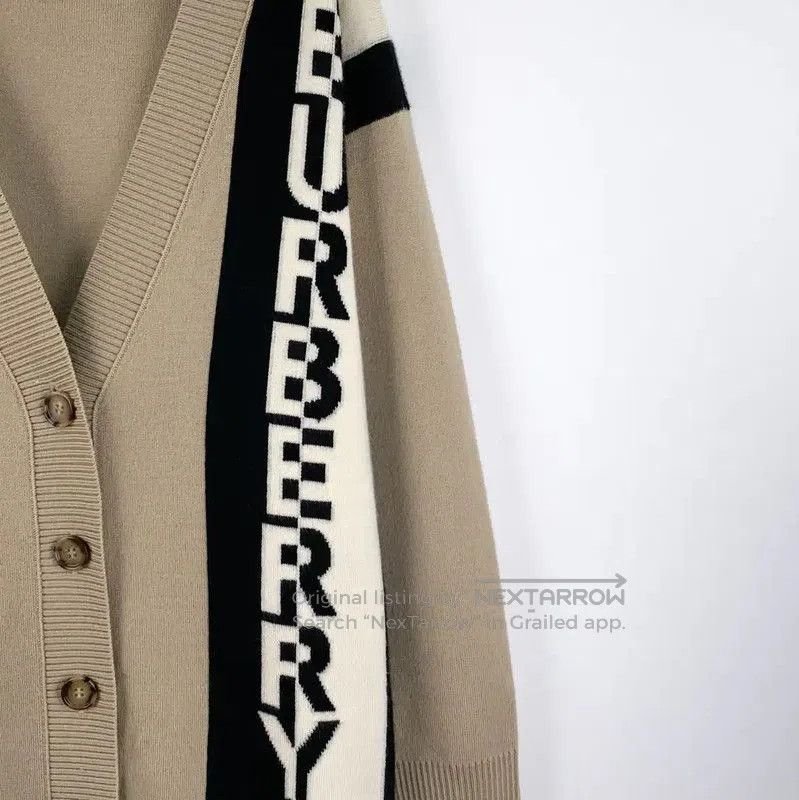 Burberry Burberry Brown Wool Women's Cardigan in Size XS. Size XS / US 0-2 / IT 36-38 - 4 Thumbnail