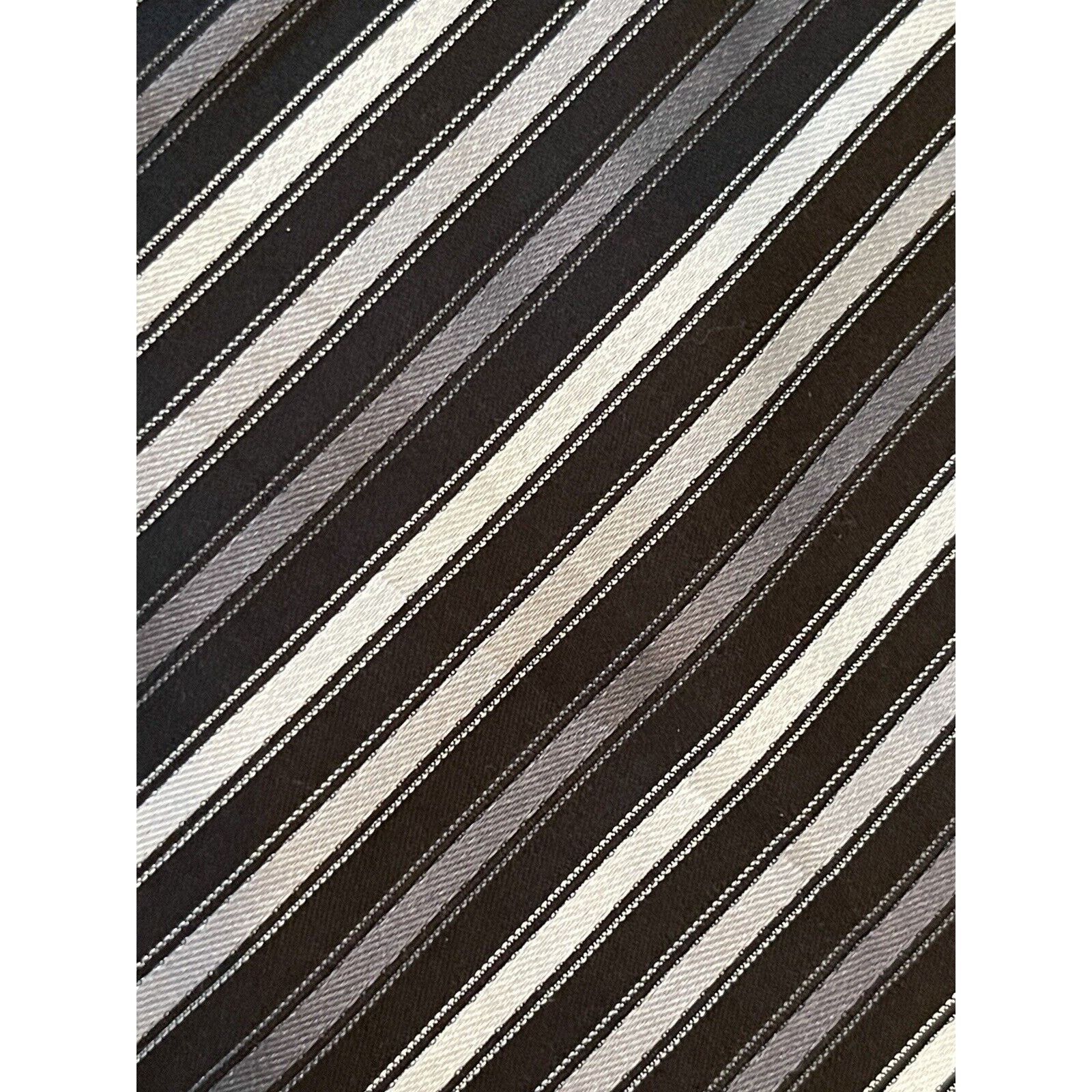 Geoffrey Beene Geoffrey Beene Gray Black Hand Made 100% Silk Made In China Size ONE SIZE - 9 Thumbnail