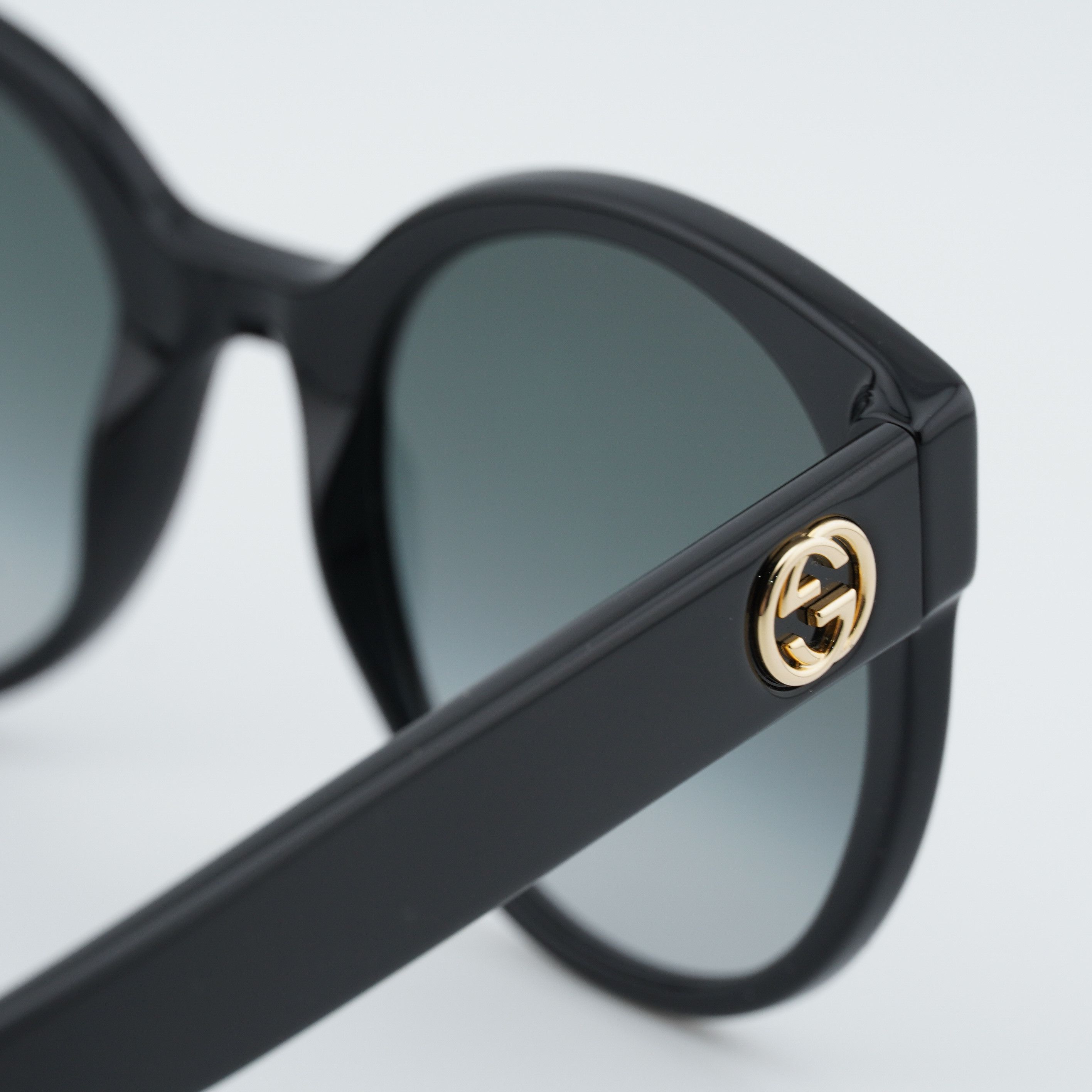 Gucci Gucci GG0035S 001 Women Sunglasses Black Round Frame Size ONE SIZE - 8 Thumbnail