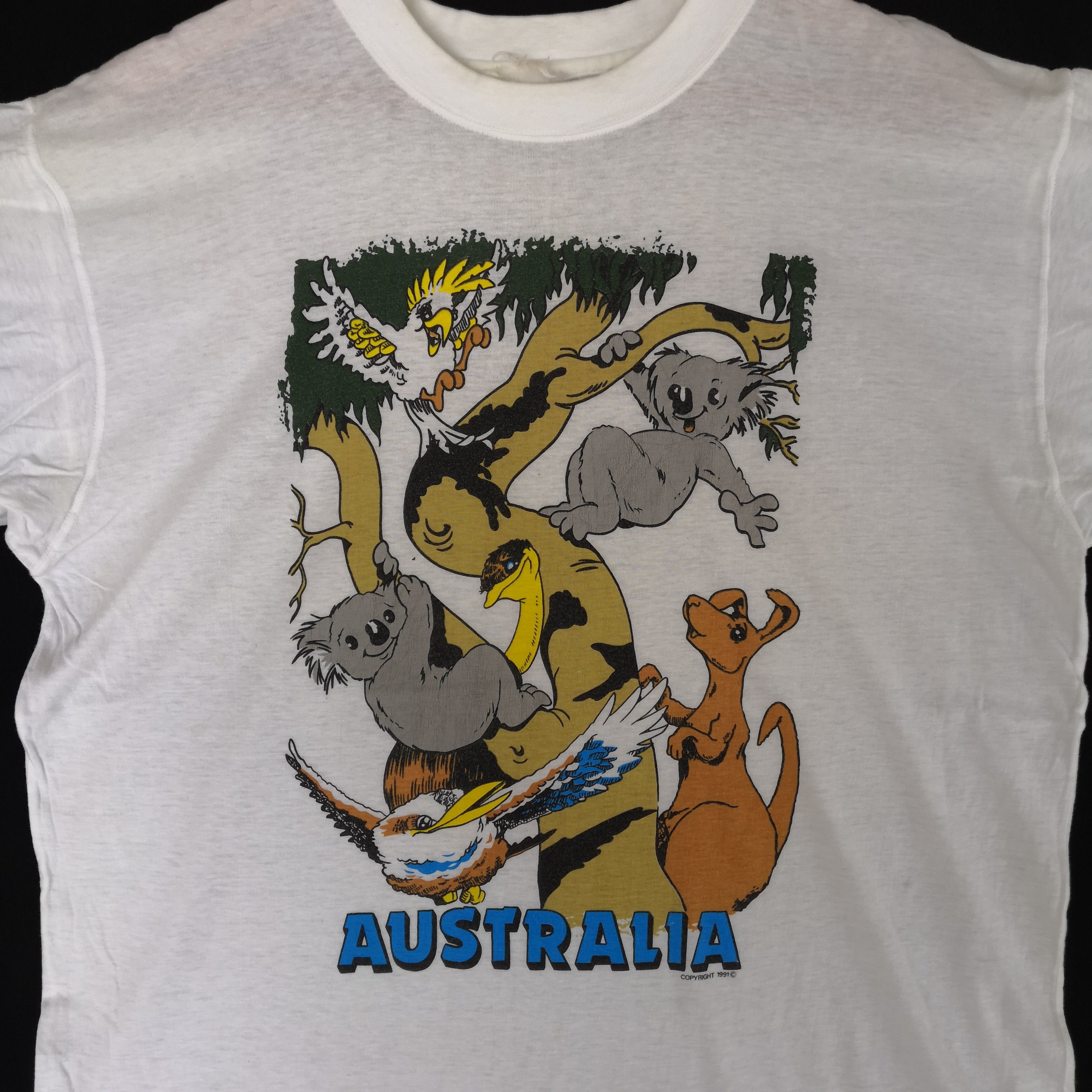 Vintage Vintage Australia Zoo T-Shirt Animals Habitat Tee Size US L / EU 52-54 / 3 - 3 Thumbnail