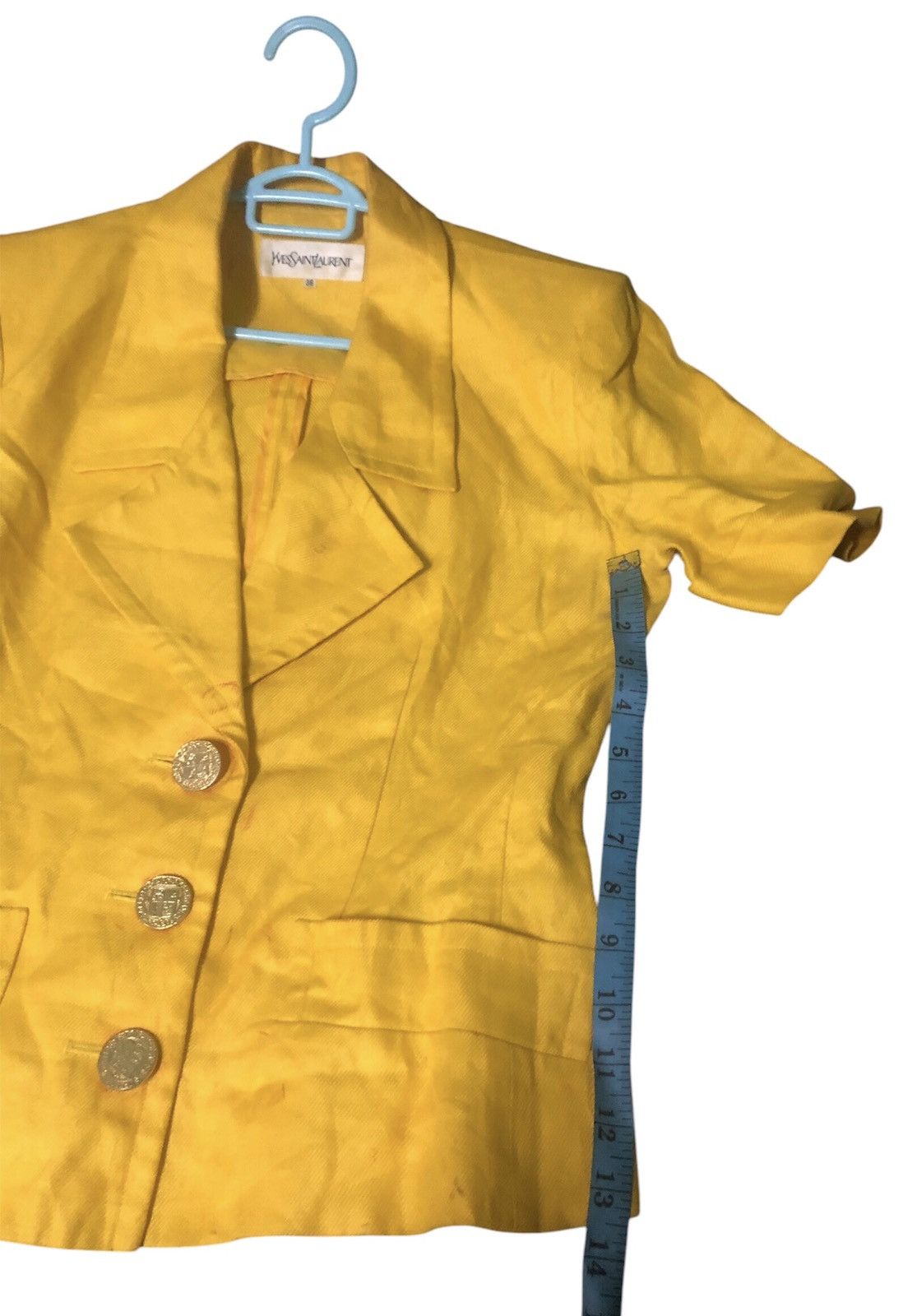 Yves Saint Laurent VINTAGE YVES SAINT LAURENT BLAZER JACKET Size S / US 4 / IT 40 - 19 Thumbnail