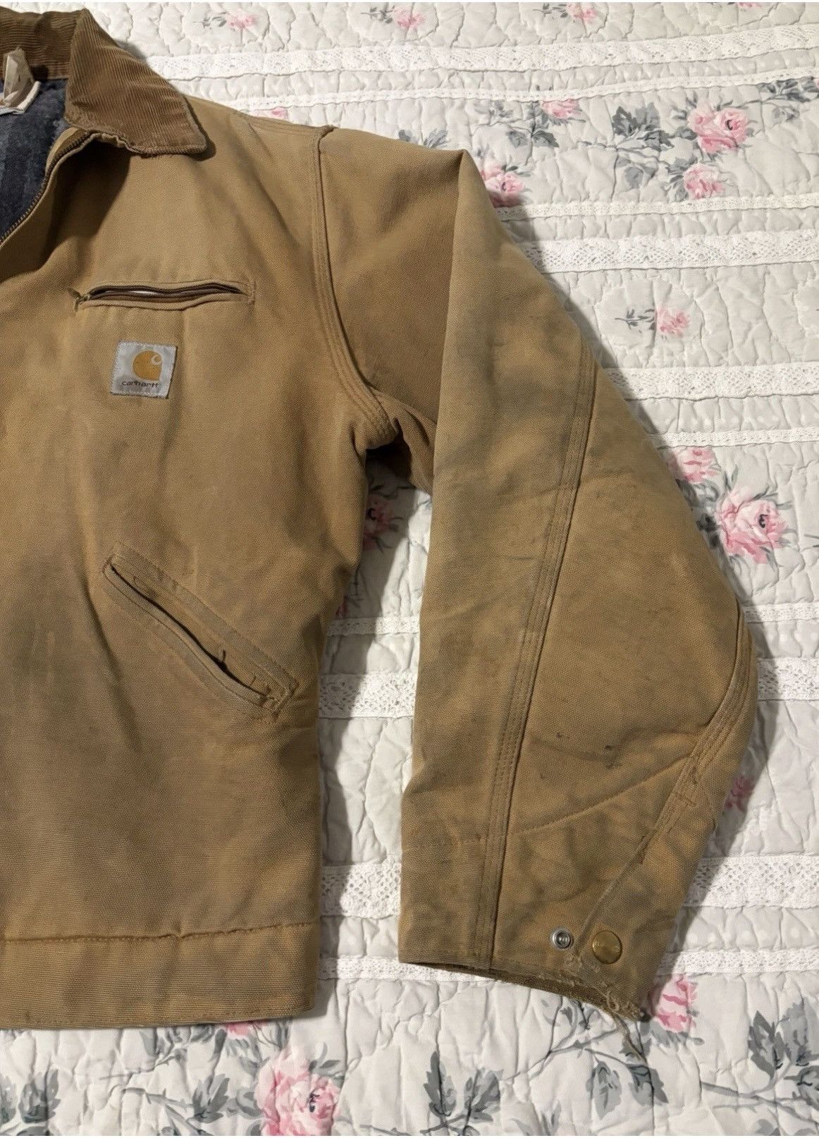 Carhartt Vintage Carhartt 6 BLJ tan detroit canvas blanket lining Size US S / EU 44-46 / 1 - 3 Thumbnail