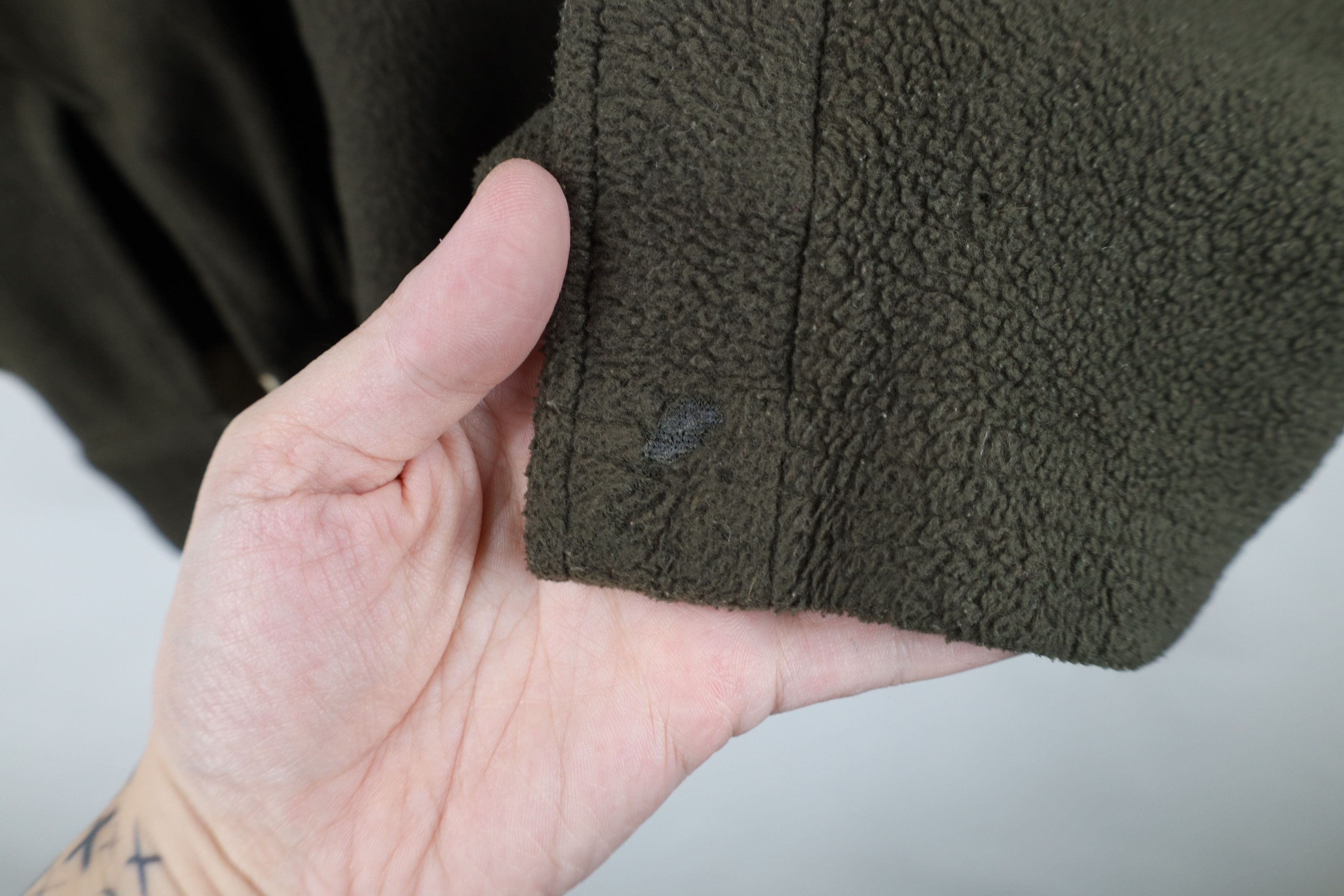Vintage Vintage 90s Streetwear Fleece Button Shirt Jacket Jac Shirt Size US XL / EU 56 / 4 - 5 Thumbnail