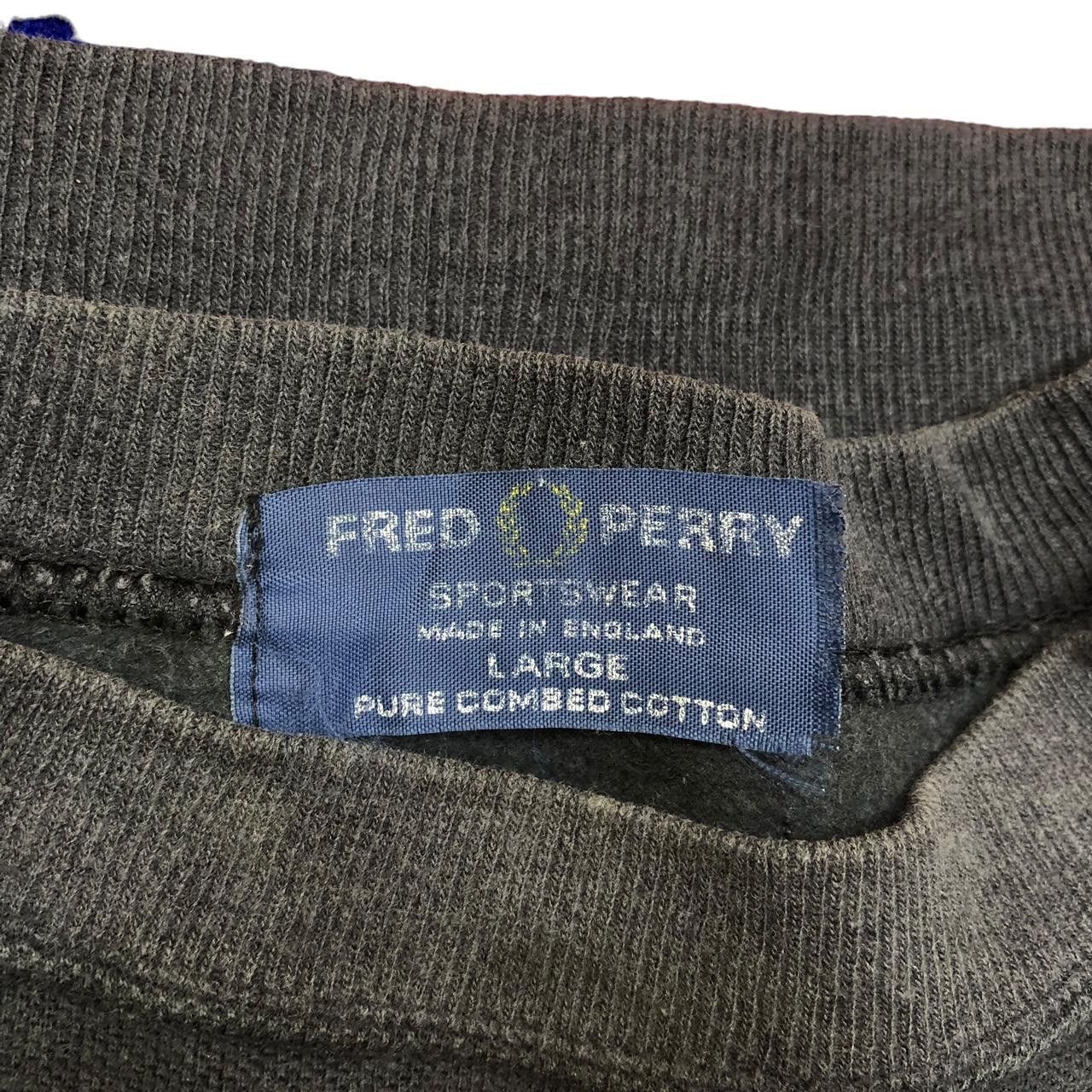 Fred Perry Vintage 90’ FRED PERRY Pure Combed Cotton Sweatshirt Size US L / EU 52-54 / 3 - 5 Thumbnail
