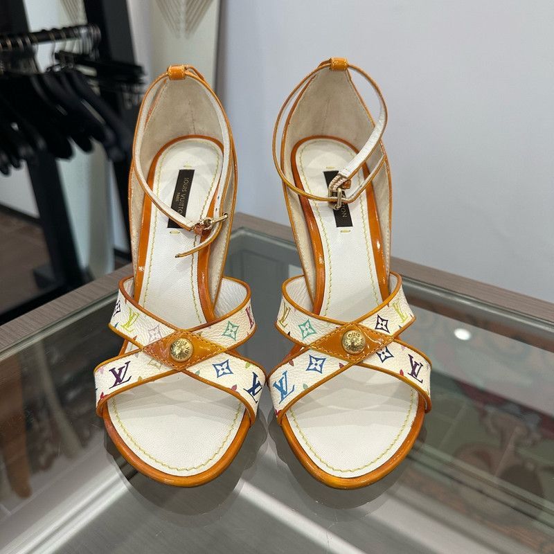 Louis Vuitton Louis Vuitton Colorful Heels for Women Size US 7 / IT 37 - 2 Thumbnail