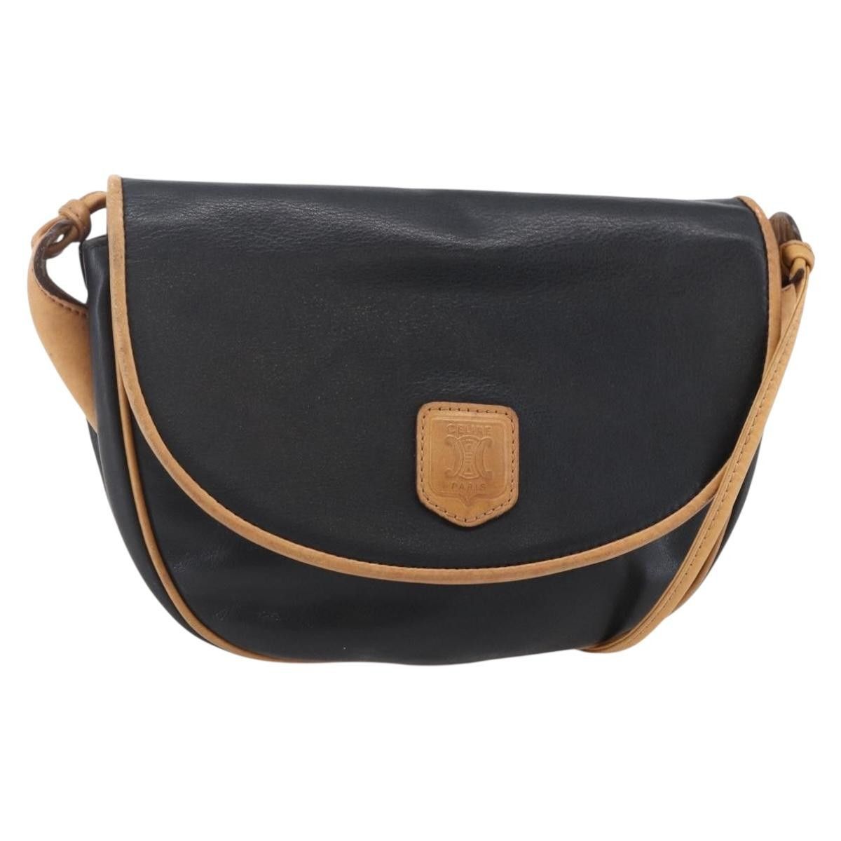 Celine Celine Flap Shoulder Bag Leather Size ONE SIZE - 1 Thumbnail