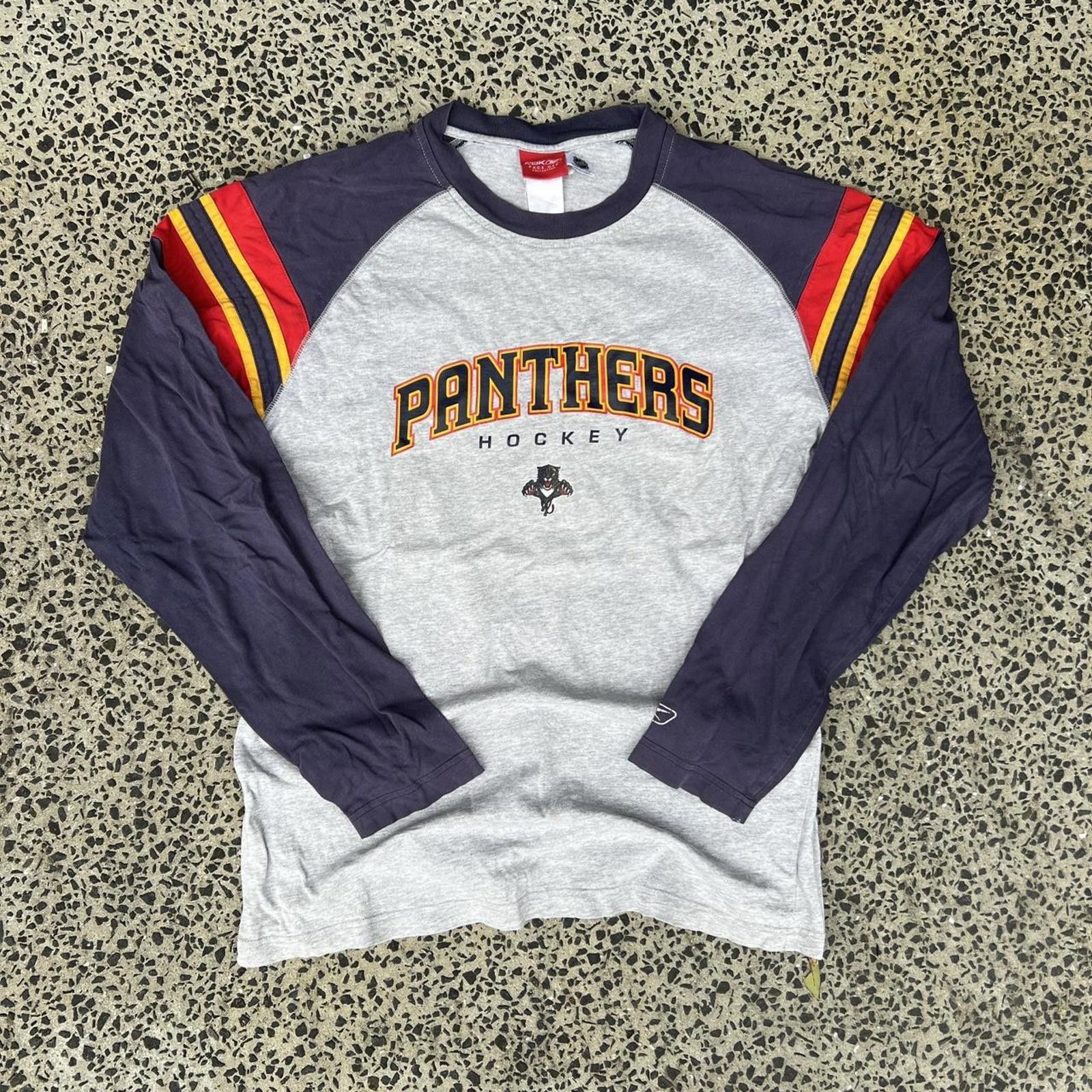 rokh Vintage 90s Rok Panthers Hockey Long sleeve 🏒 Size US M / EU 48-50 / 2 - 1 Thumbnail