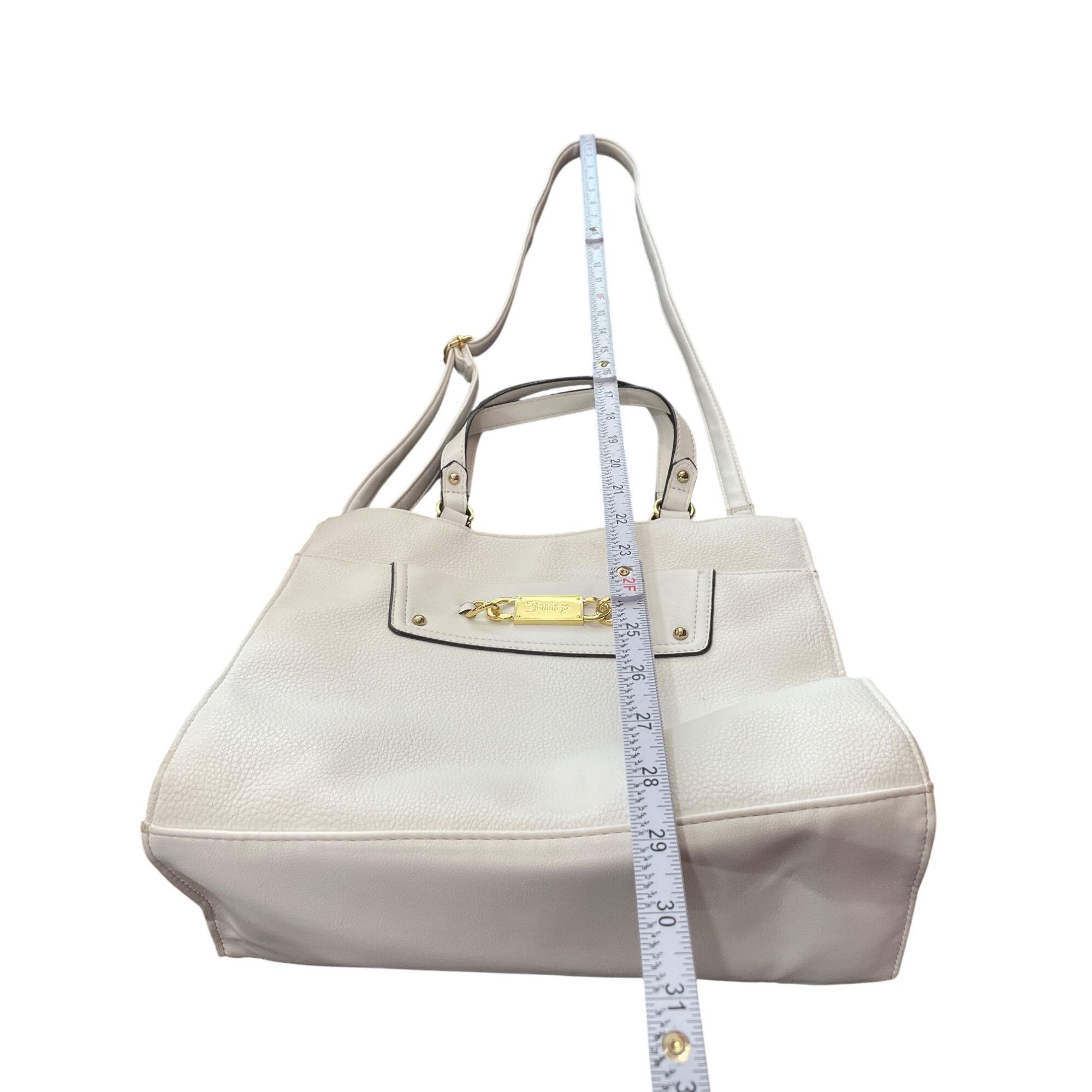 Juicy Couture Juicy Couture Womens White gold accents hand crossbody bag S Size ONE SIZE - 5 Thumbnail