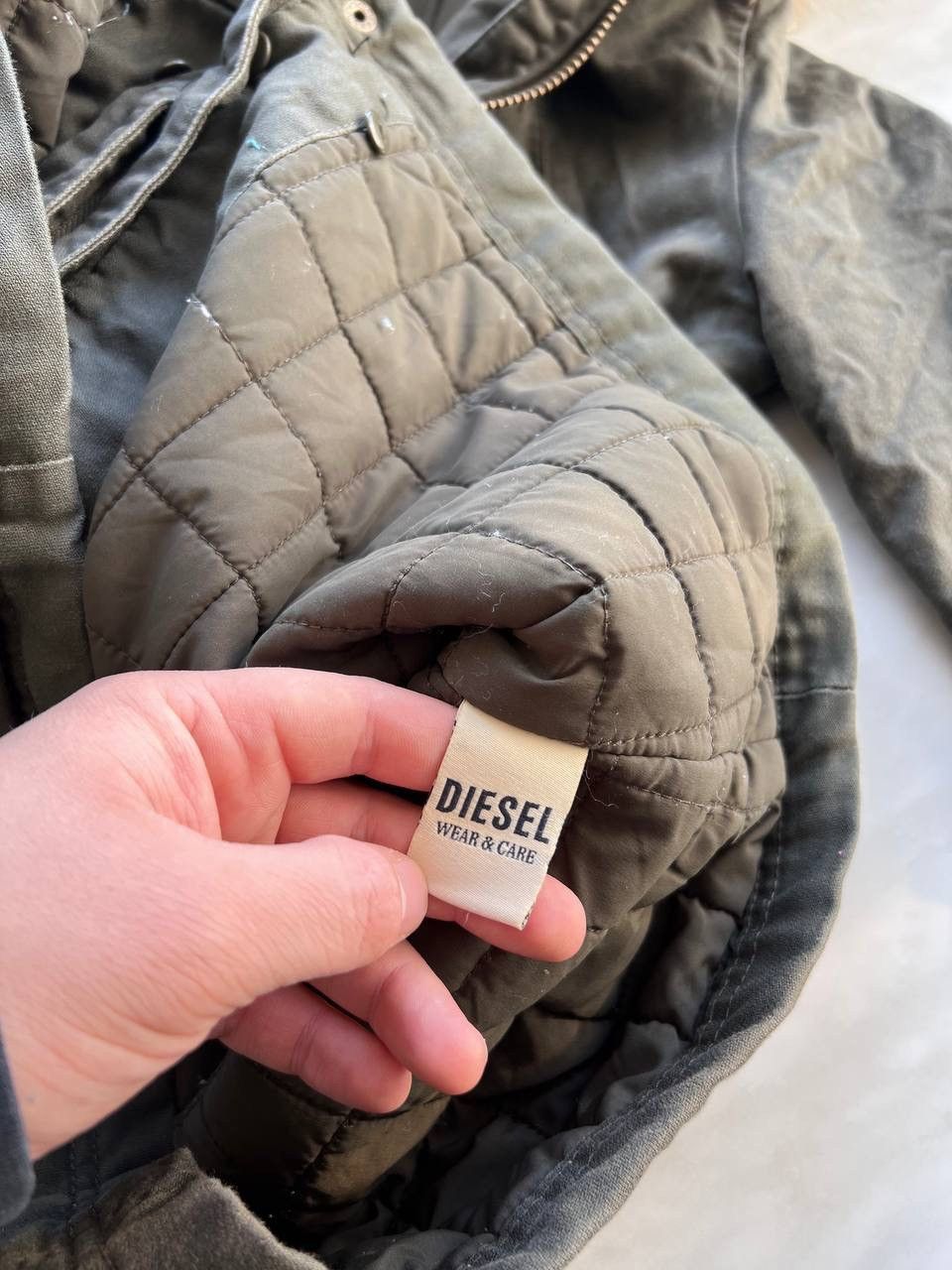 Diesel VINTAGE DIESEL FUR JACKET PARKA OLIVE KHAKI AVANT-GARDE Size M / US 6-8 / IT 42-44 - 12 Thumbnail