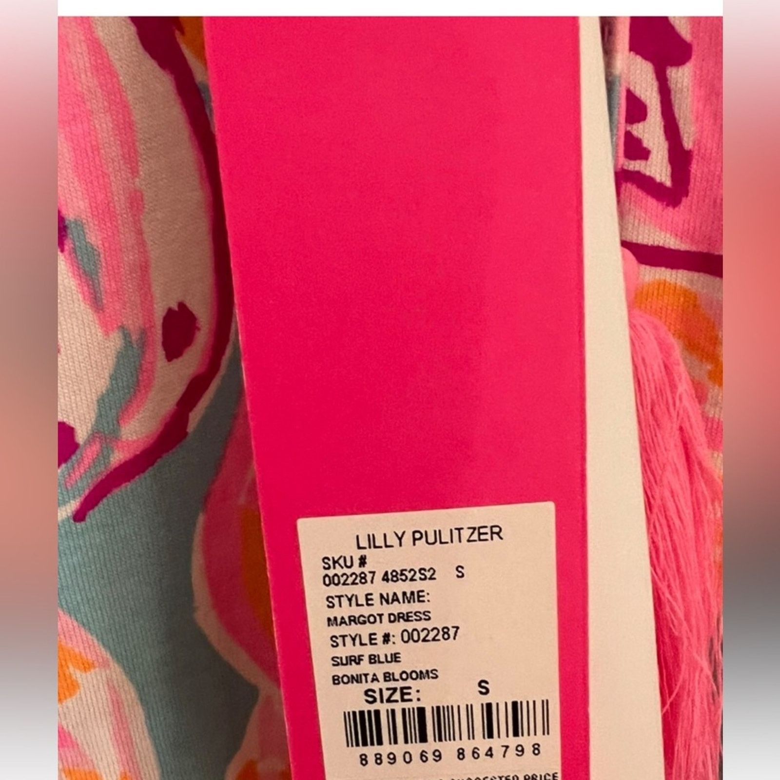 Lilly Pulitzer Lilly Pulitzer Margot Dress Size Small Bonita Blooms Print Size S / US 4 / IT 40 - 5 Thumbnail