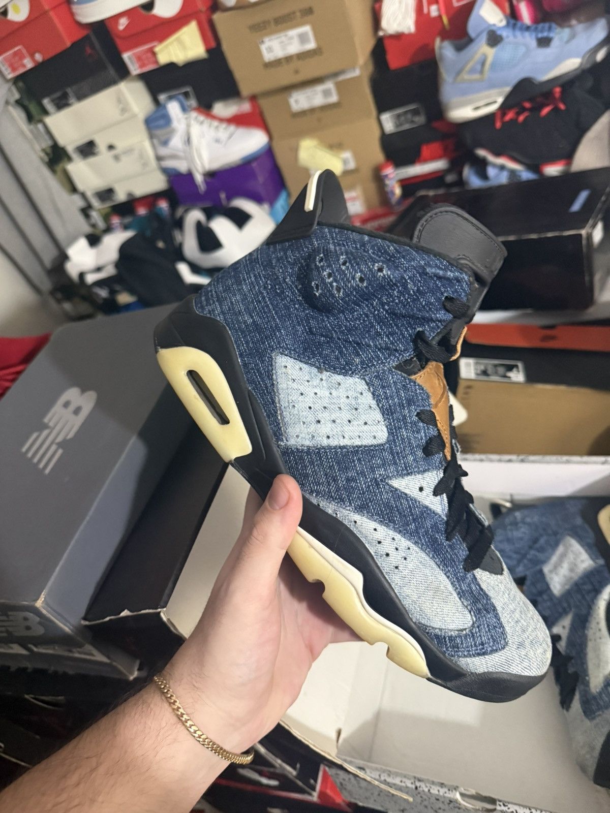 Jordan Brand Jordan retro 6 denim sz 9.5 Size US 9.5 / EU 42-43 - 1 Thumbnail