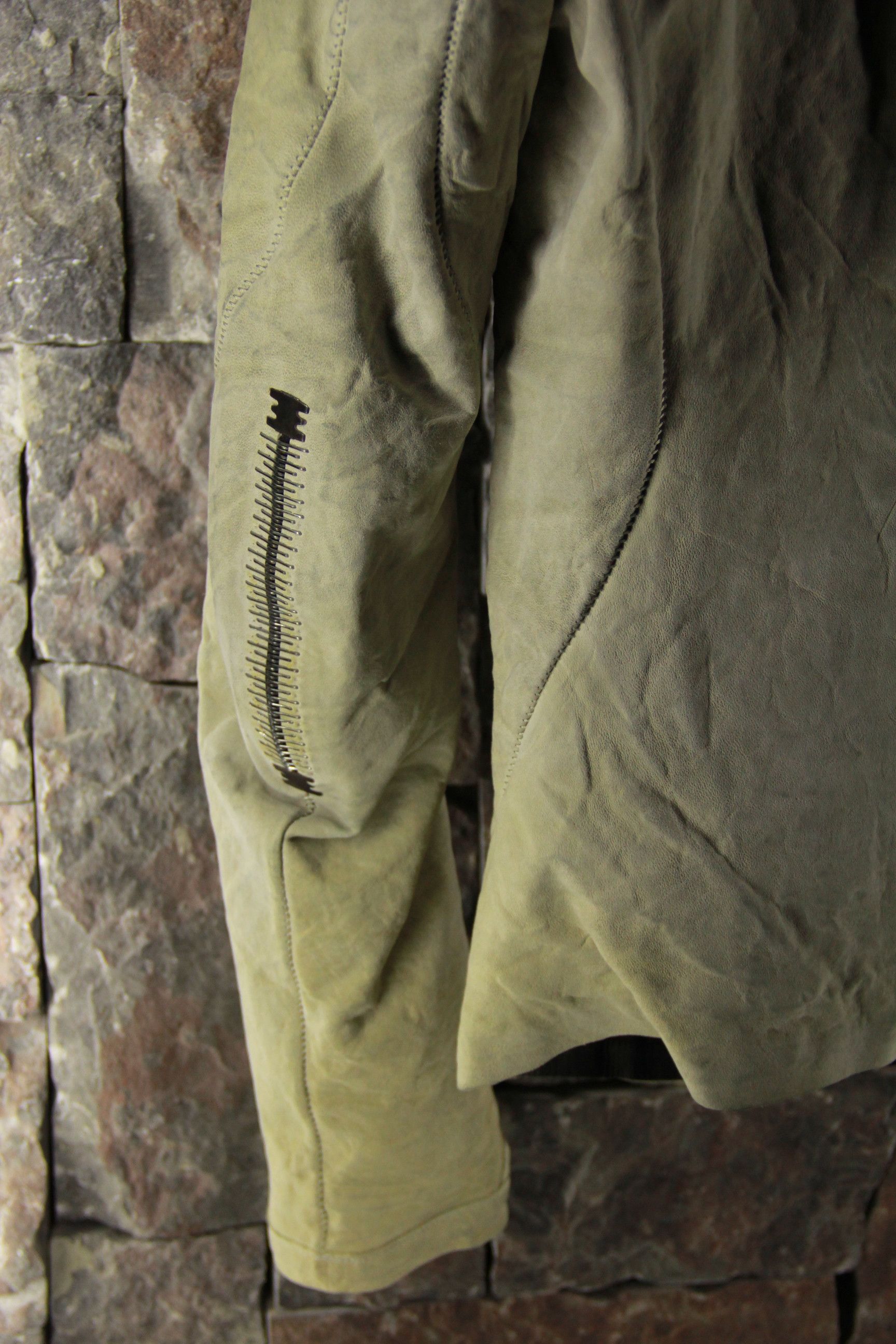 Isaac Sellam Experience Off-White Nubuck Bauhaus Down Jacket Size US M / EU 48-50 / 2 - 8 Thumbnail