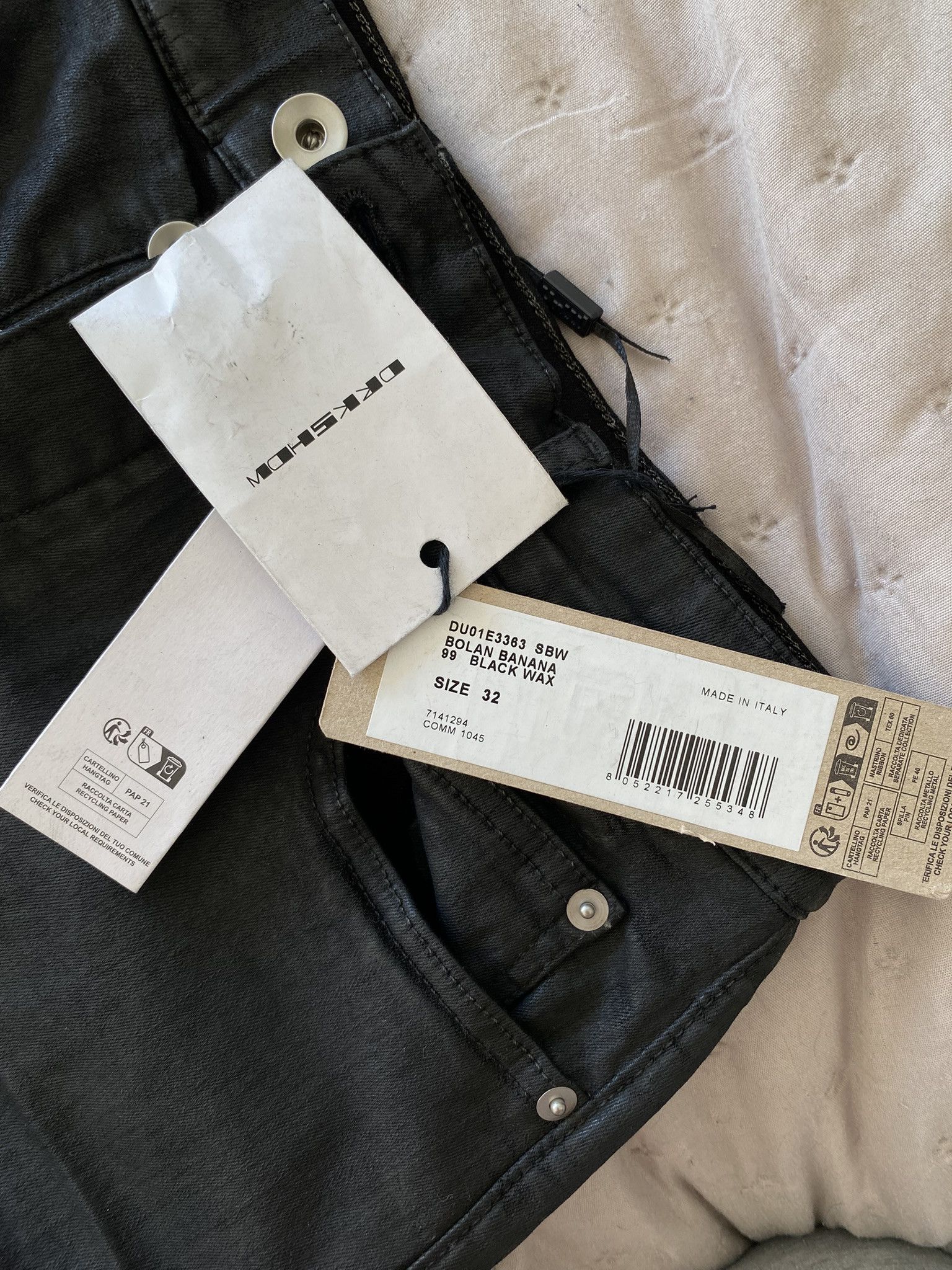 Rick Owens Rick Owens DRKSHDW Bolan Banana Jeans 32 Size US 32 / EU 48 - 3 Thumbnail