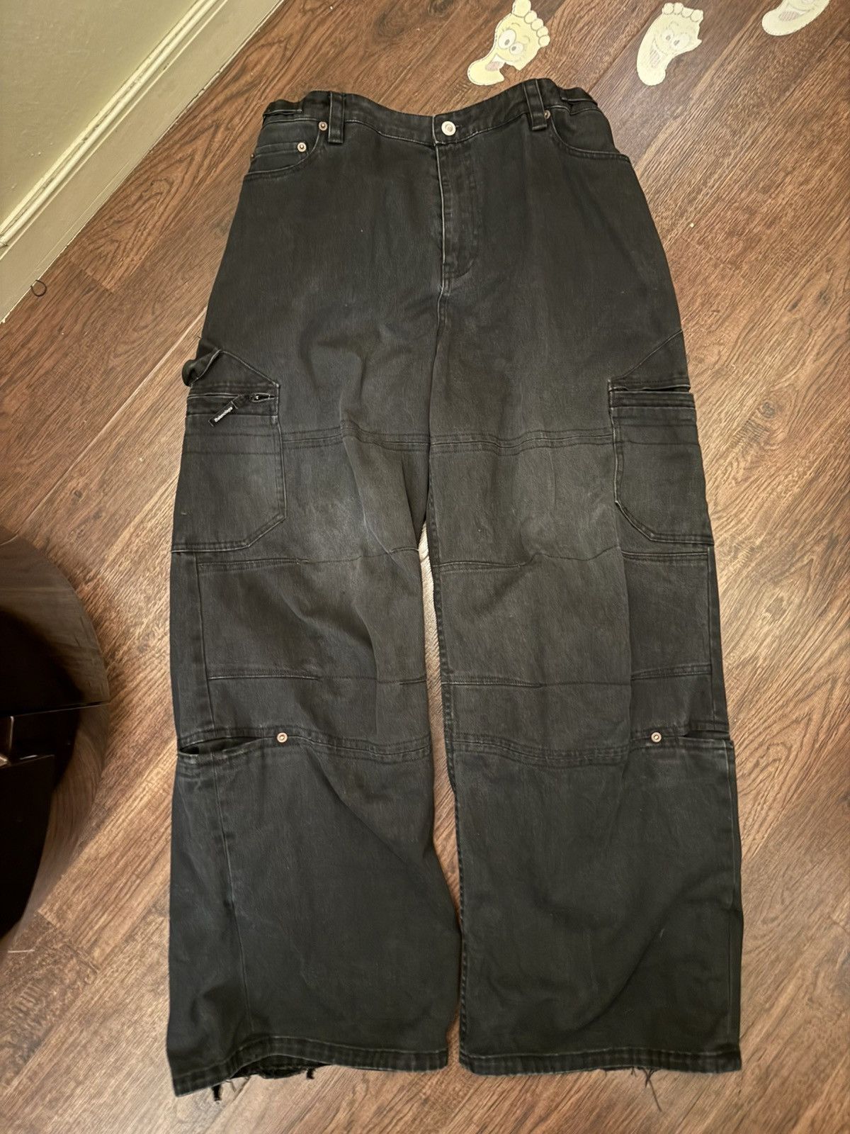 Japanese Brand × Vintage Holy Made Baggy Pants inspired by Balenciaga Size US 32 / EU 48 - 1 Thumbnail