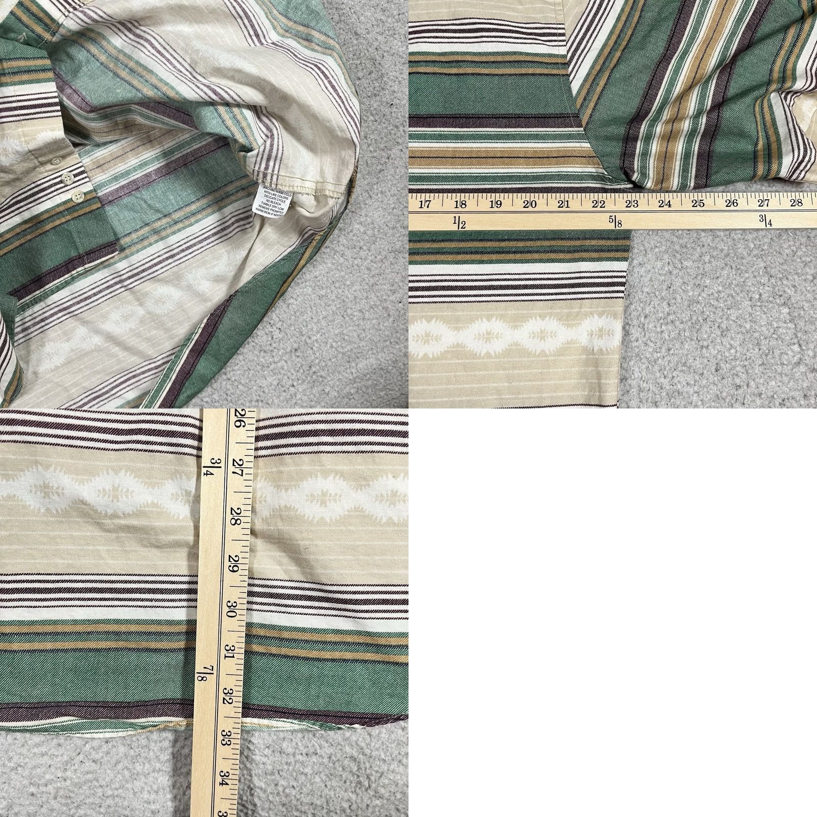 Roper Vintage Roper Shirt Mens L Western Aztec Stripe Cowboy Short Sleeve Button Down Size US L / EU 52-54 / 3 - 8 Thumbnail