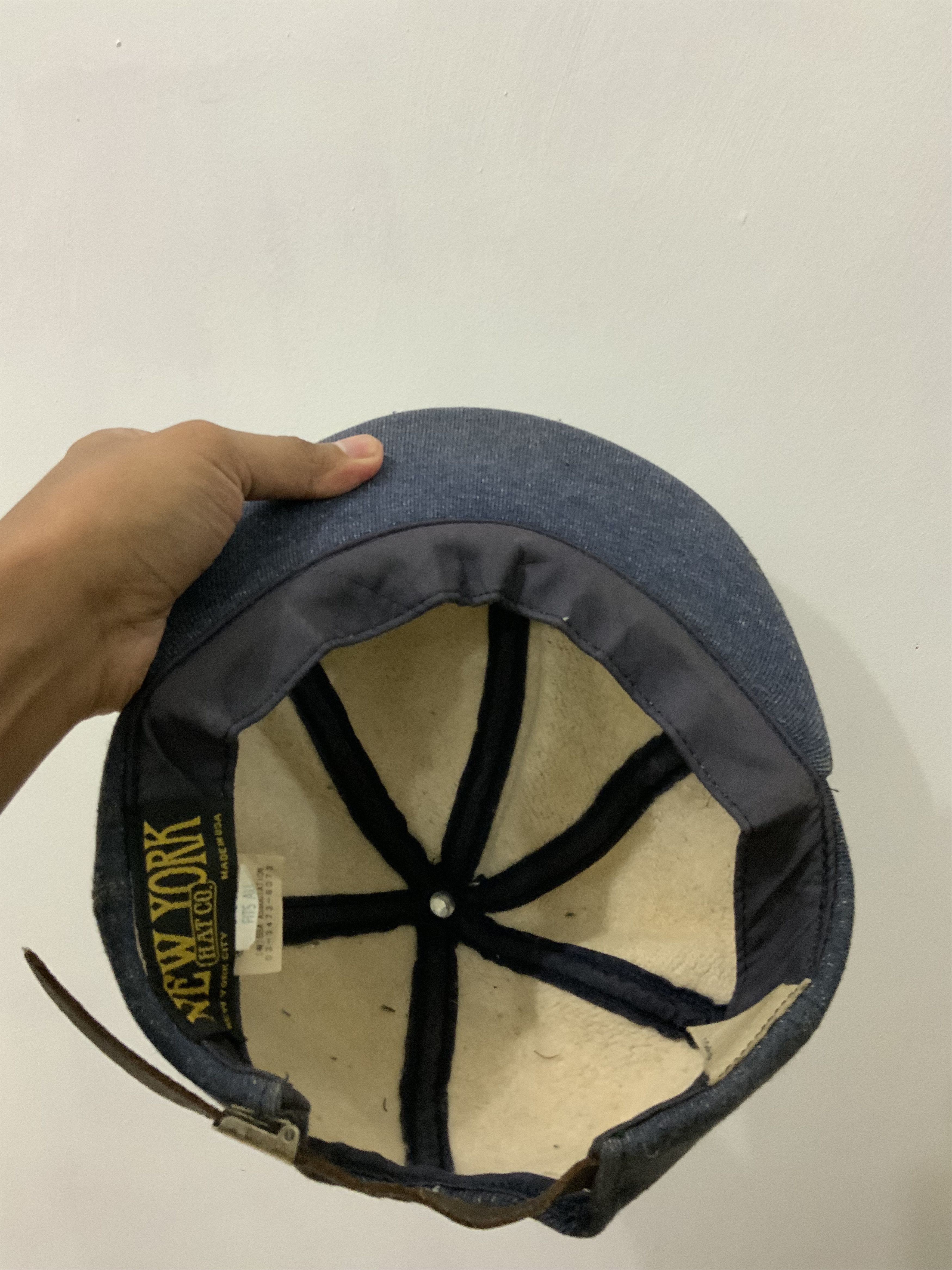 If Only Was True New York Hat & co Indigo Hat Size ONE SIZE - 6 Thumbnail