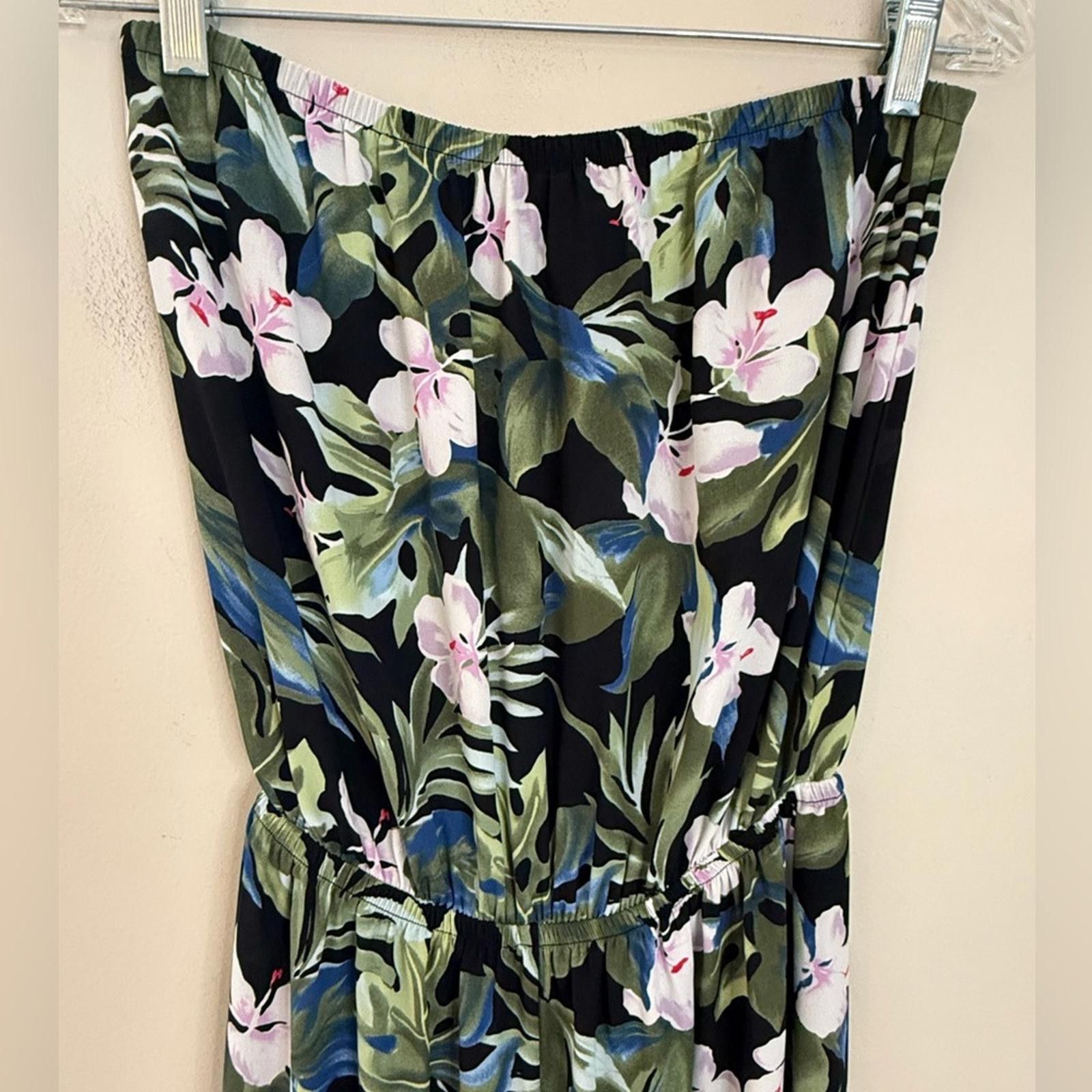 Other Show Me Your MuMu Estelle Jumpsuit tropical floral SZ SM Size 28" / US 6 / IT 42 - 4 Thumbnail