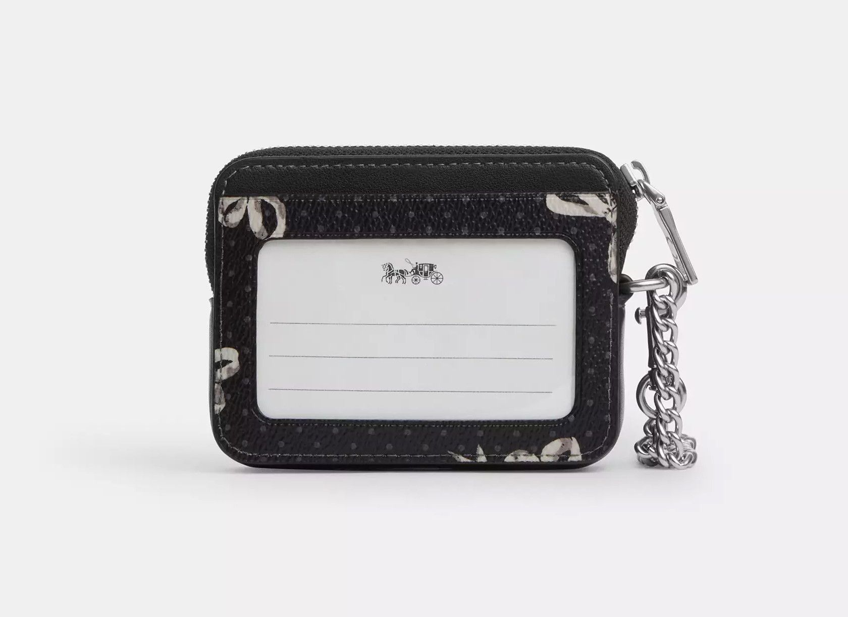 Coach Zip Card Case With Bow Print CZ466 Size ONE SIZE - 5 Thumbnail