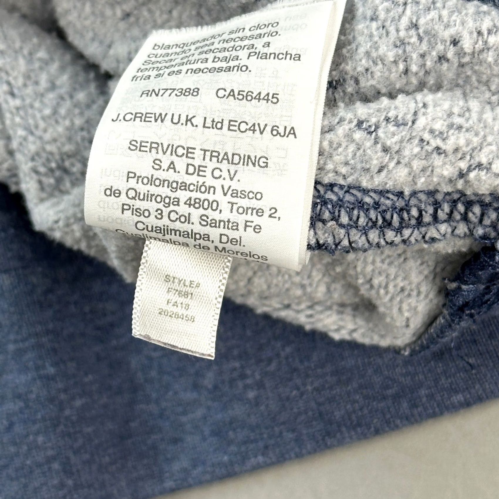 J.Crew J.Crew Mercantile Sweatshirt Women's L Crewneck Pullover Athleisure Blue Cotton Blend Fleece Logo Casual Activewear 90s Outdoors Womens Size L / US 10 / IT 46 - 6 Thumbnail