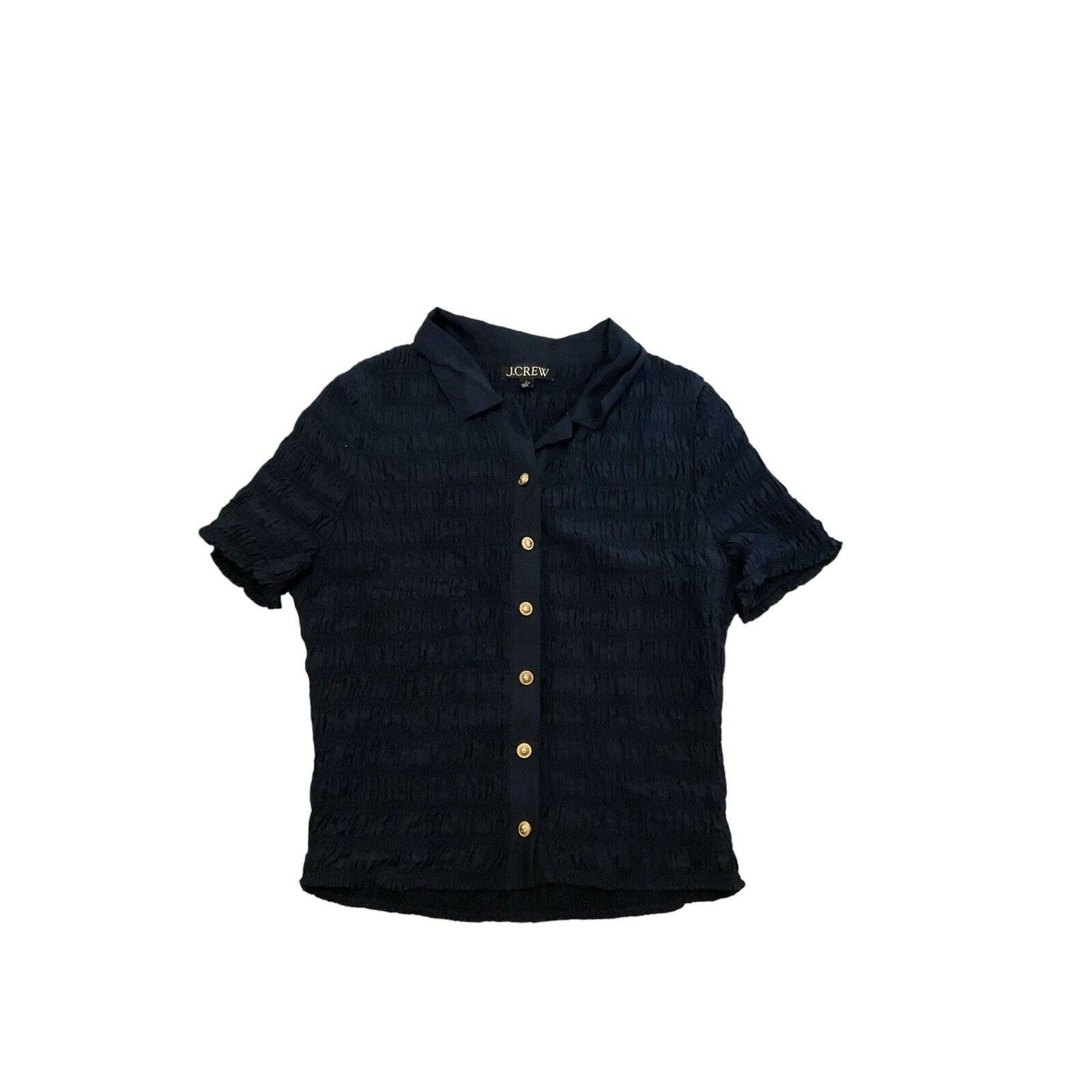 J.Crew J Crew Smocked button-up shirt in cotton-blend voile Size S / US 4 / IT 40 - 3 Thumbnail