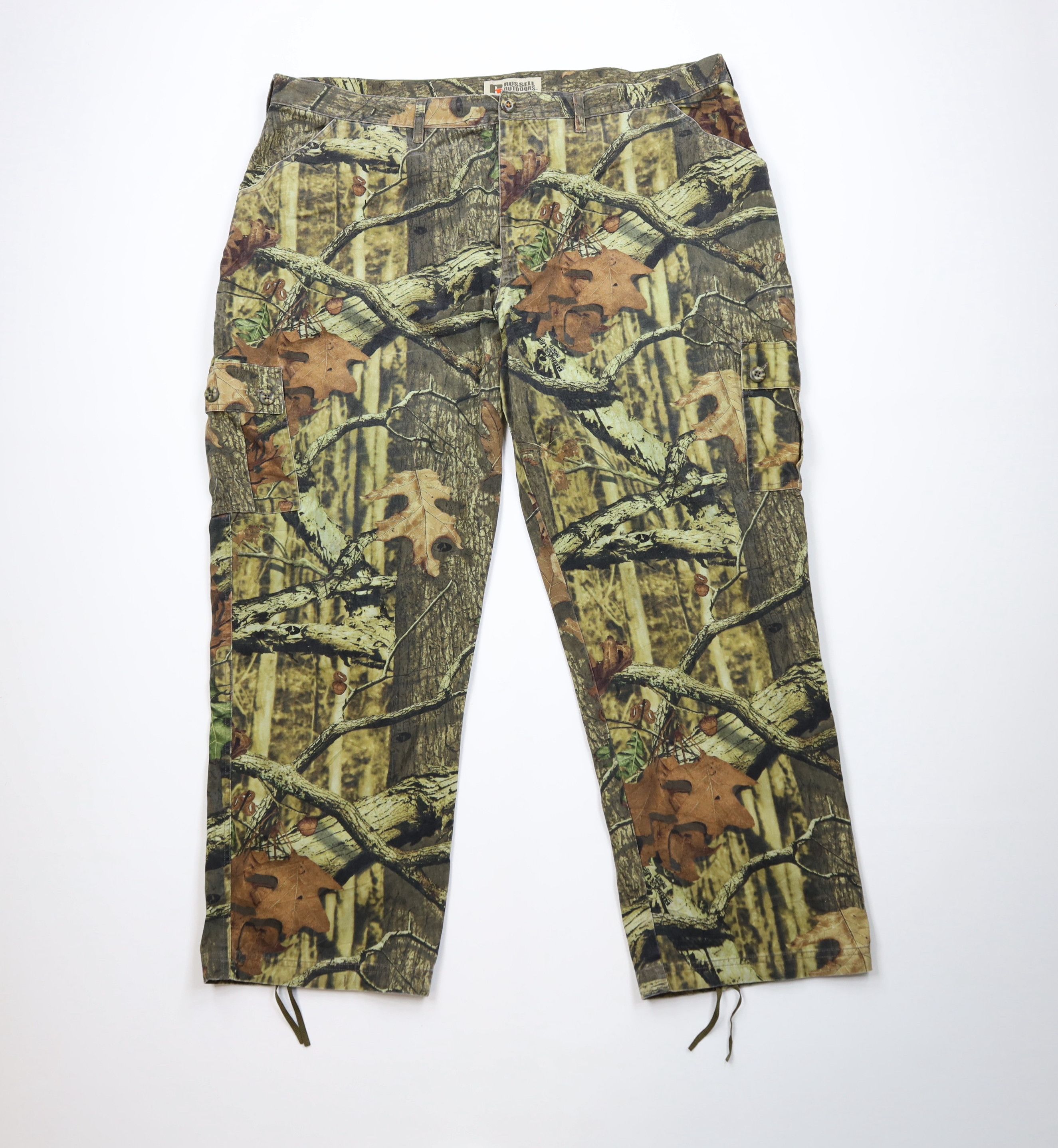 Russell Athletic Vintage Russell Athletic Mossy Oak Camouflage Wide Leg Pants Size US 40 / EU 56 - 1 Thumbnail