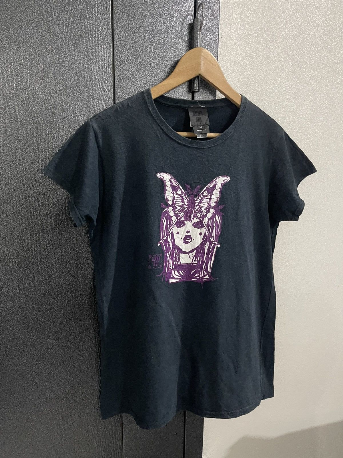 Anna Sui Vintage Anna Sui Moth Girl Tshirt Size M / US 6-8 / IT 42-44 - 3 Thumbnail