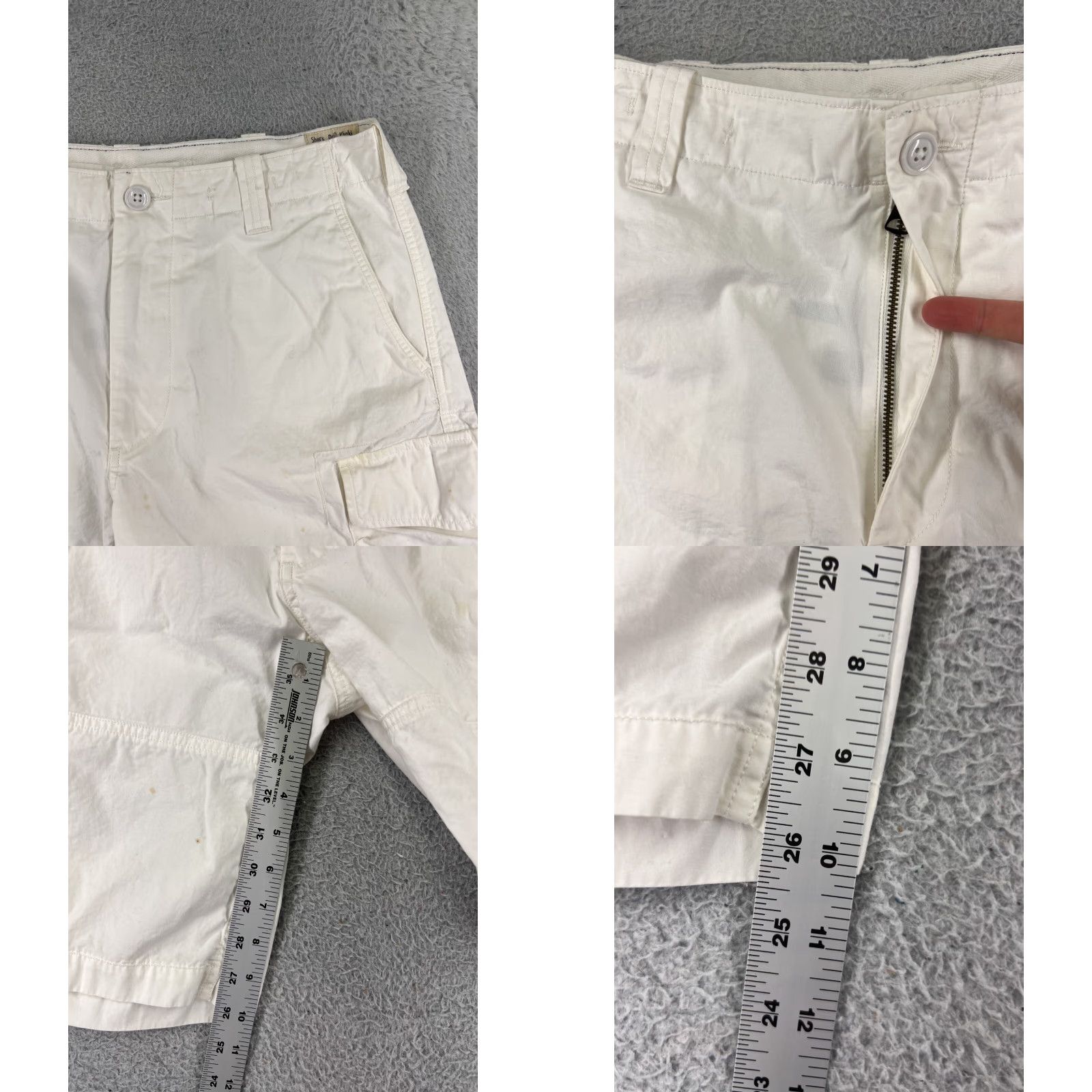 Polo Ralph Lauren Polo Ralph Lauren Shorts Men Polo Ralph Lauren Shorts White 32 Canvas Drill 100% Cotton Size US XS / EU 42 / 0 - 8 Thumbnail