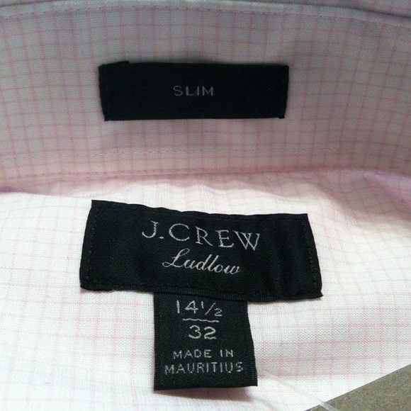 J.Crew J.CREW LUDLOW MENS NEW PINK COTTON DRESS SHIRT 14.5/32 Size US XS / EU 42 / 0 - 7 Thumbnail