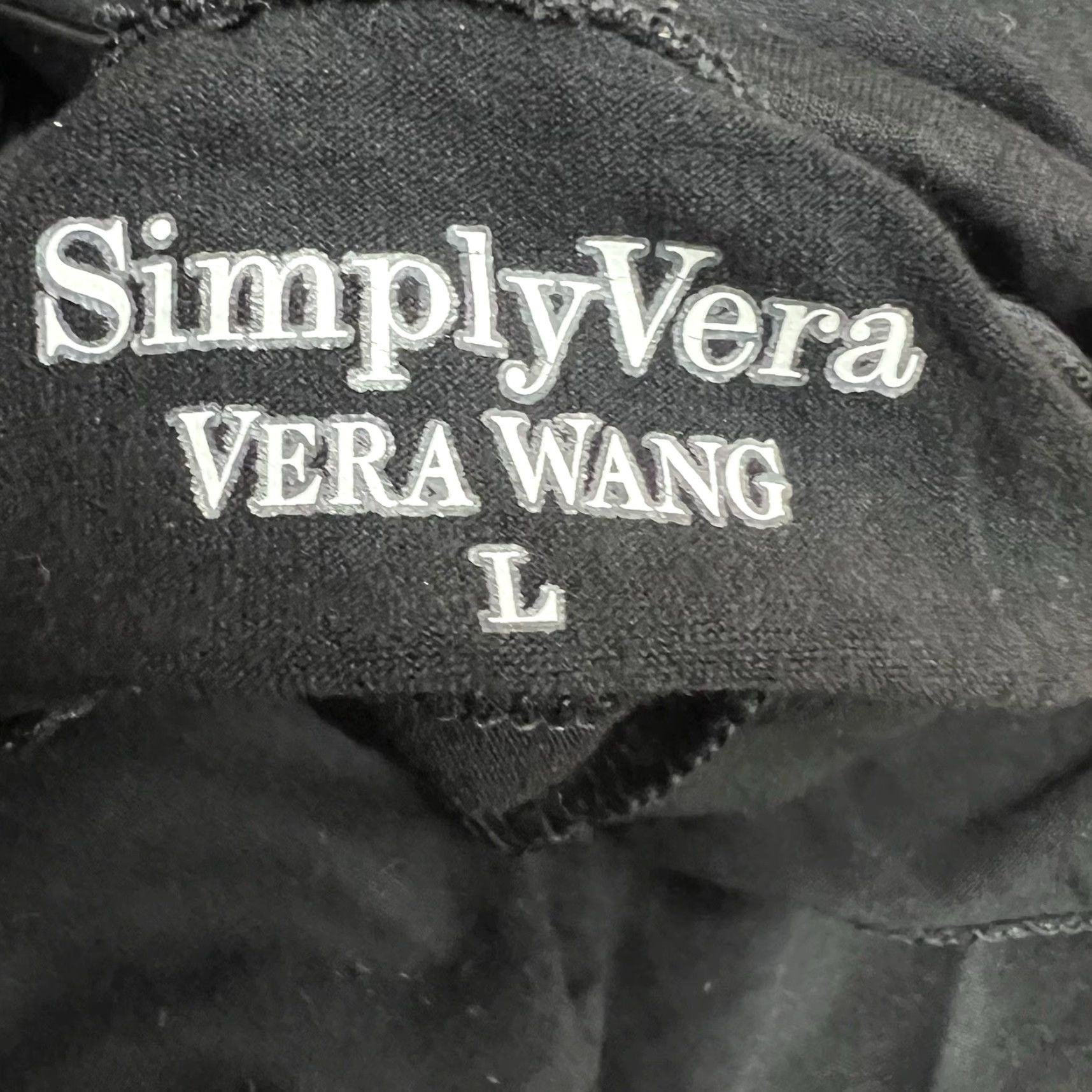 Vera Wang Vera Wang Activewear Ankle Leggings Womens Size L Black Mid Rise Tapered Pants Comfort Travel Workwear Size 36" / US 14 / IT 50 - 7 Thumbnail
