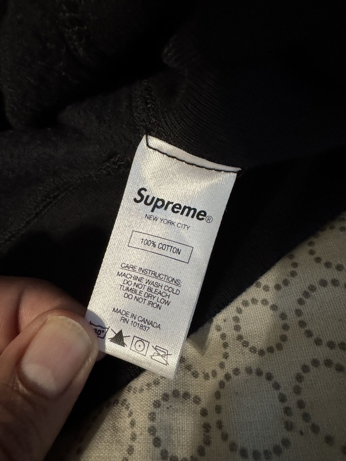 Supreme Black Cross Bogo Hoodie Size US M / EU 48-50 / 2 - 3 Thumbnail
