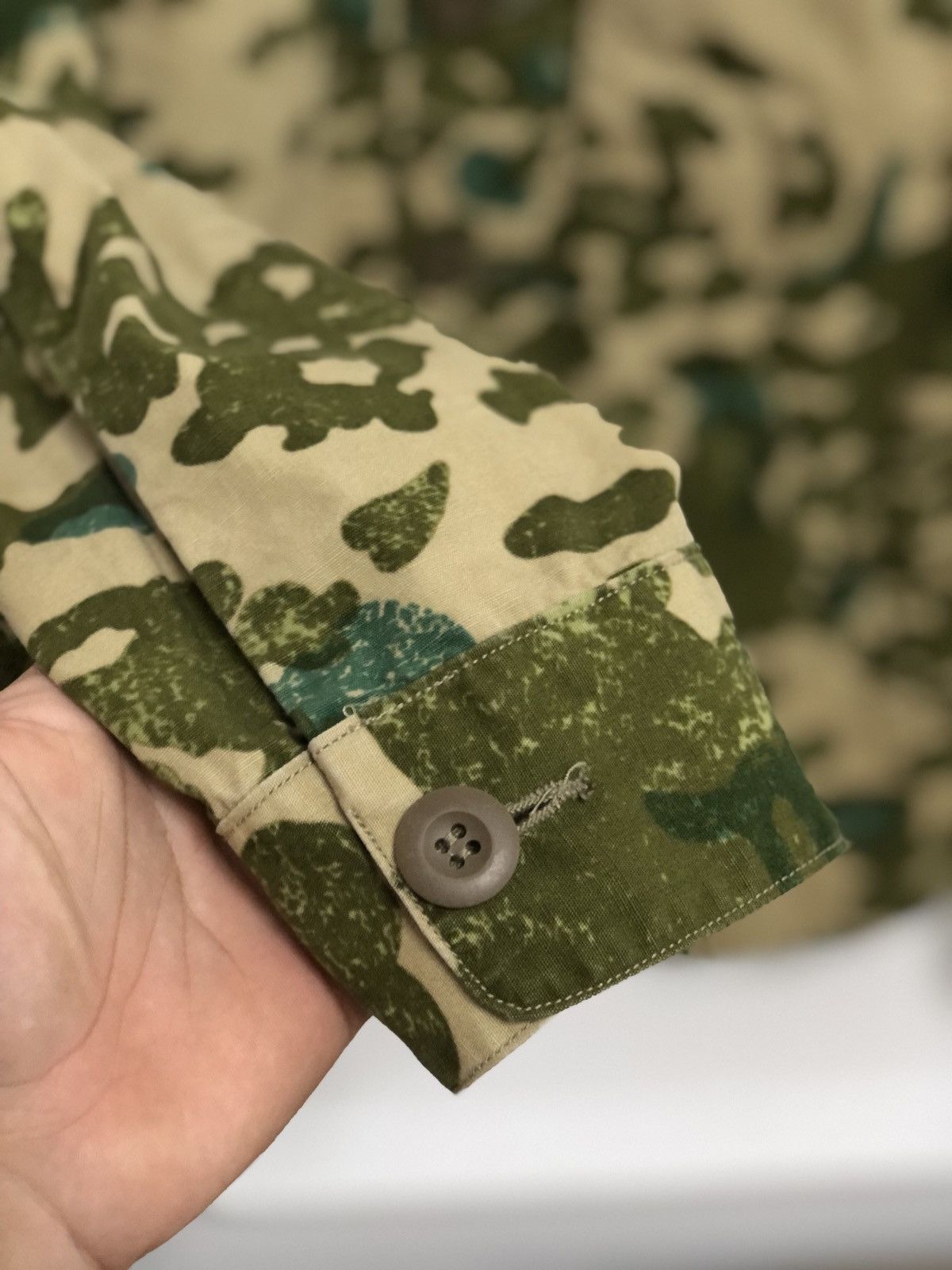 HOLLYWOOD RANCH MARKET × Japanese Brand Vintage HR Market Overshirt Frog Camo Size US S / EU 44-46 / 1 - 11 Thumbnail