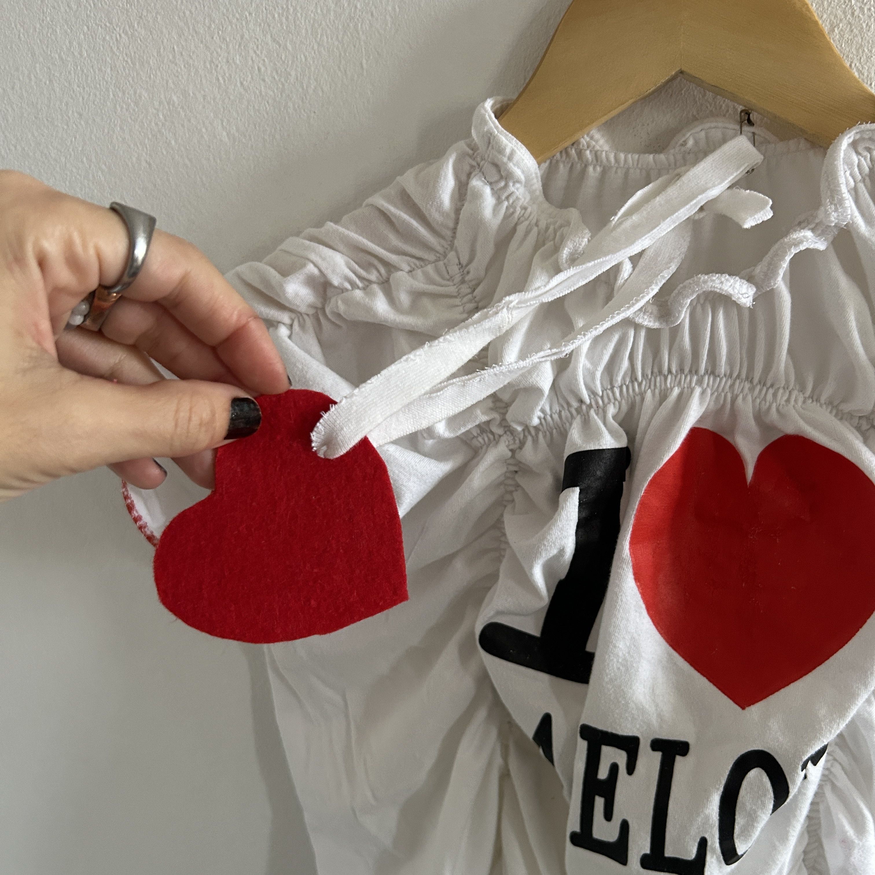 Custommade Reworked I Love Barcelona Ruched Tee Size M / US 6-8 / IT 42-44 - 11 Thumbnail