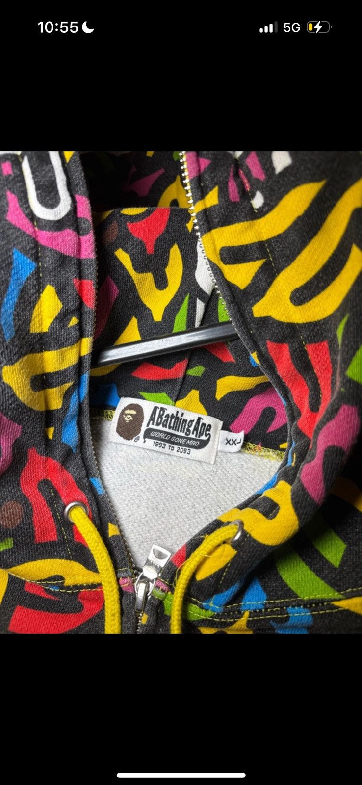 Bape BAPE Full-zip Hoodie RARE Y2K 2000s Size US XXL / EU 58 / 5 - 2 Thumbnail