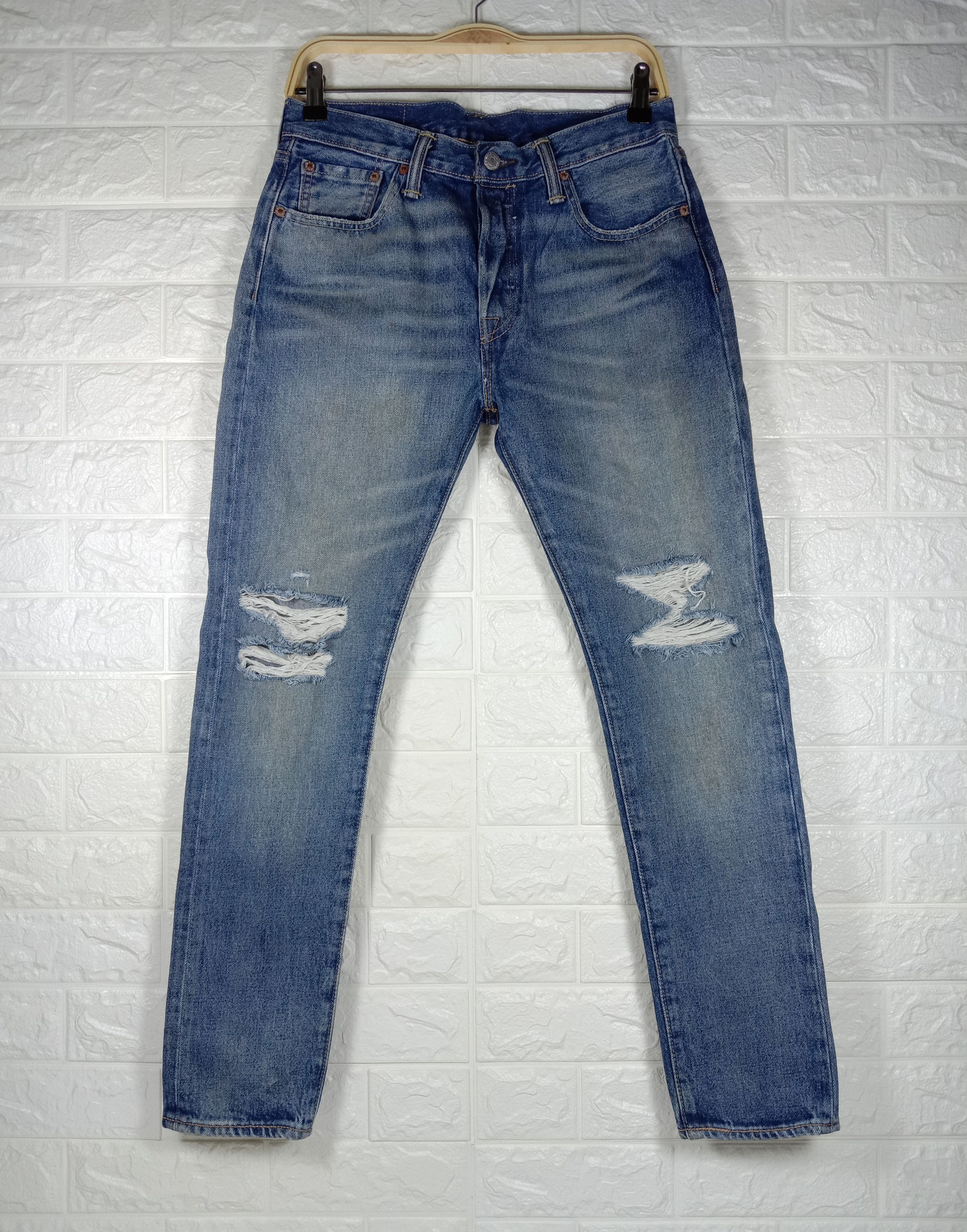 Levi's Vintage Levi's 501s Jeans Faded Blue Distressed Denim Size US 30 / EU 46 - 1 Thumbnail
