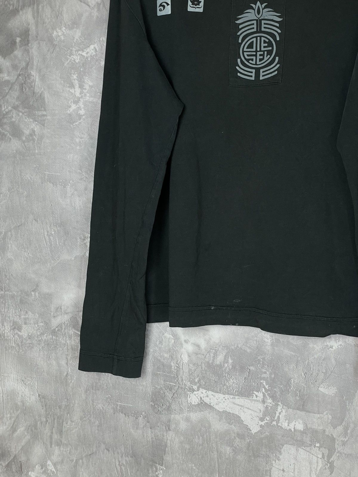 Diesel × Japanese Brand × Vintage Y2K Vintage Diesel Longsleeve T Shirt Archive Hype Size US L / EU 52-54 / 3 - 5 Thumbnail
