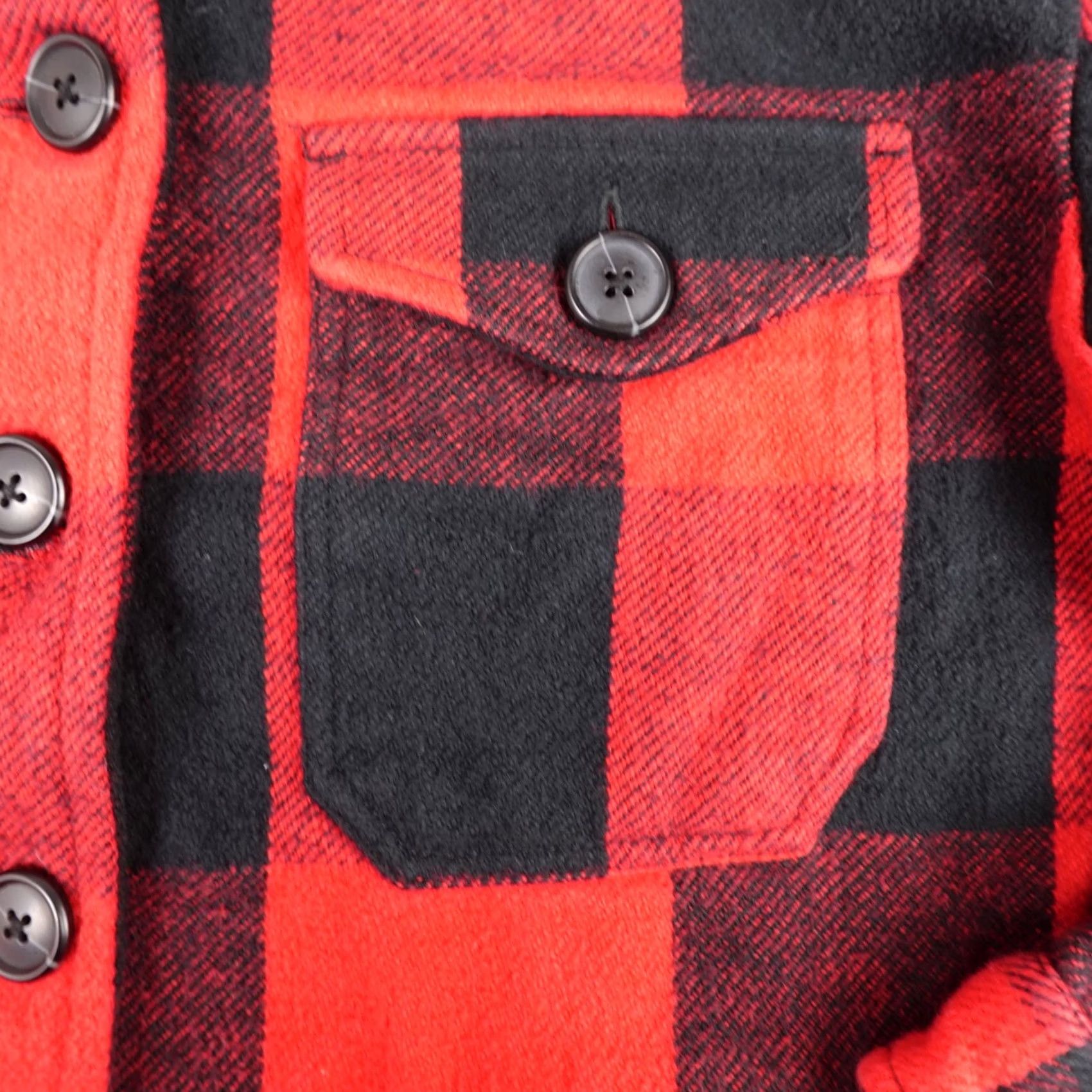 Lucky Brand Lucky Brand Shacket Jacket Womens XS Red Black Buffalo Plaid Flannel Button Crewneck Pocket Casual Size XS / US 0-2 / IT 36-38 - 5 Thumbnail