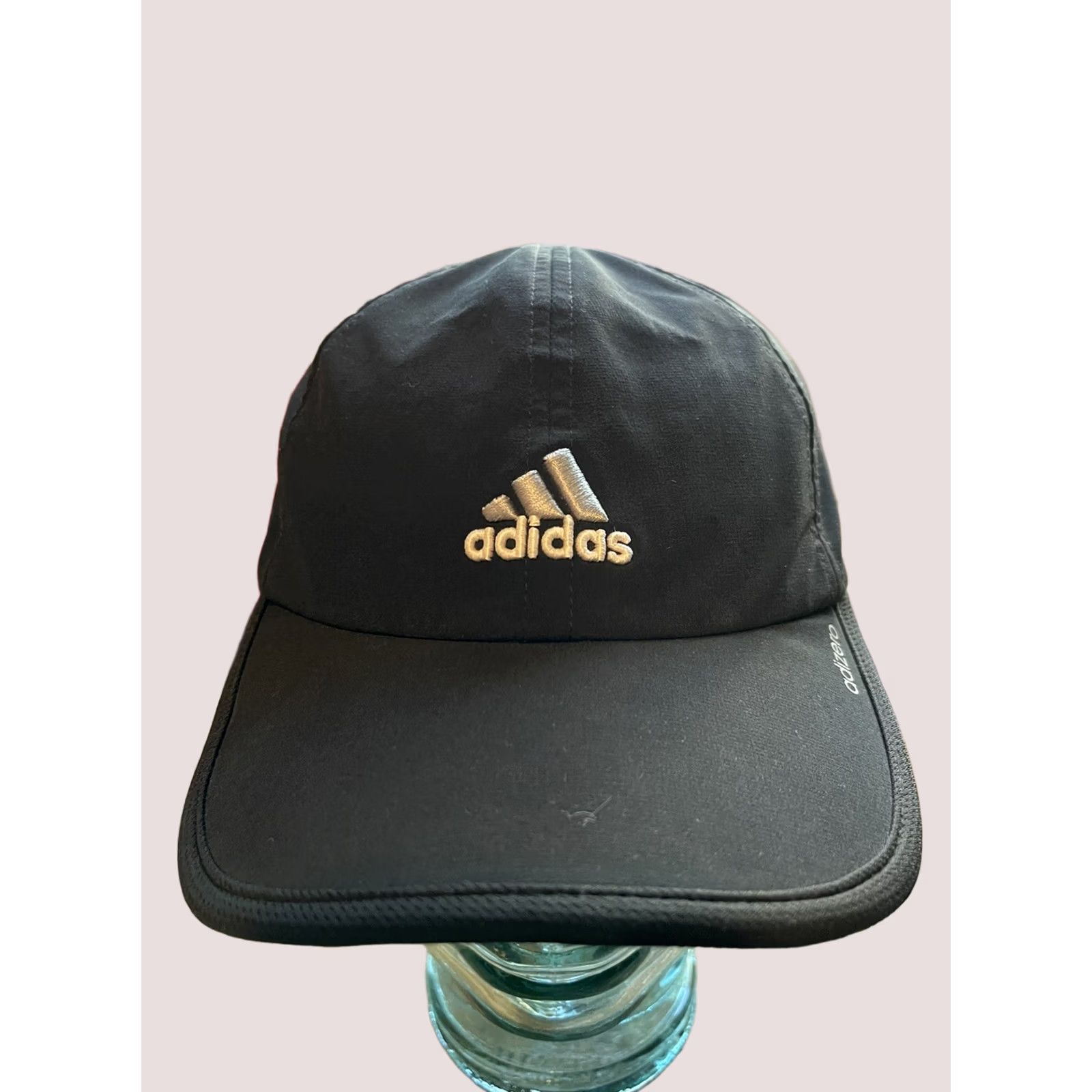 Adidas Adidas Cap Hat Mens Adjustable Black Running Adizero ClimateCool Strap Back Size ONE SIZE - 1 Thumbnail