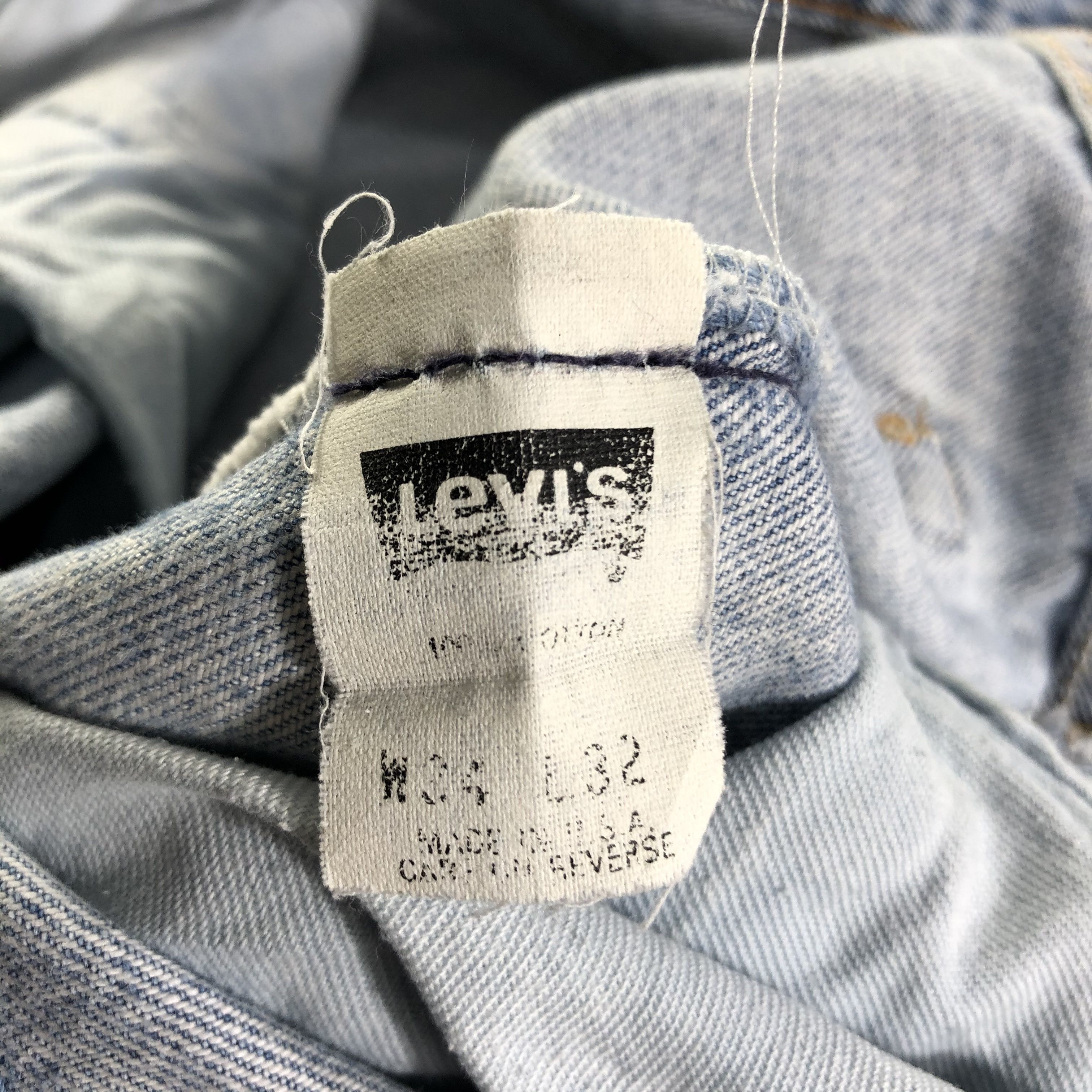 Levi's × Vintage Vintage 80s Levis 501 Jeans-JM3278 Size US 32 / EU 48 - 10 Thumbnail