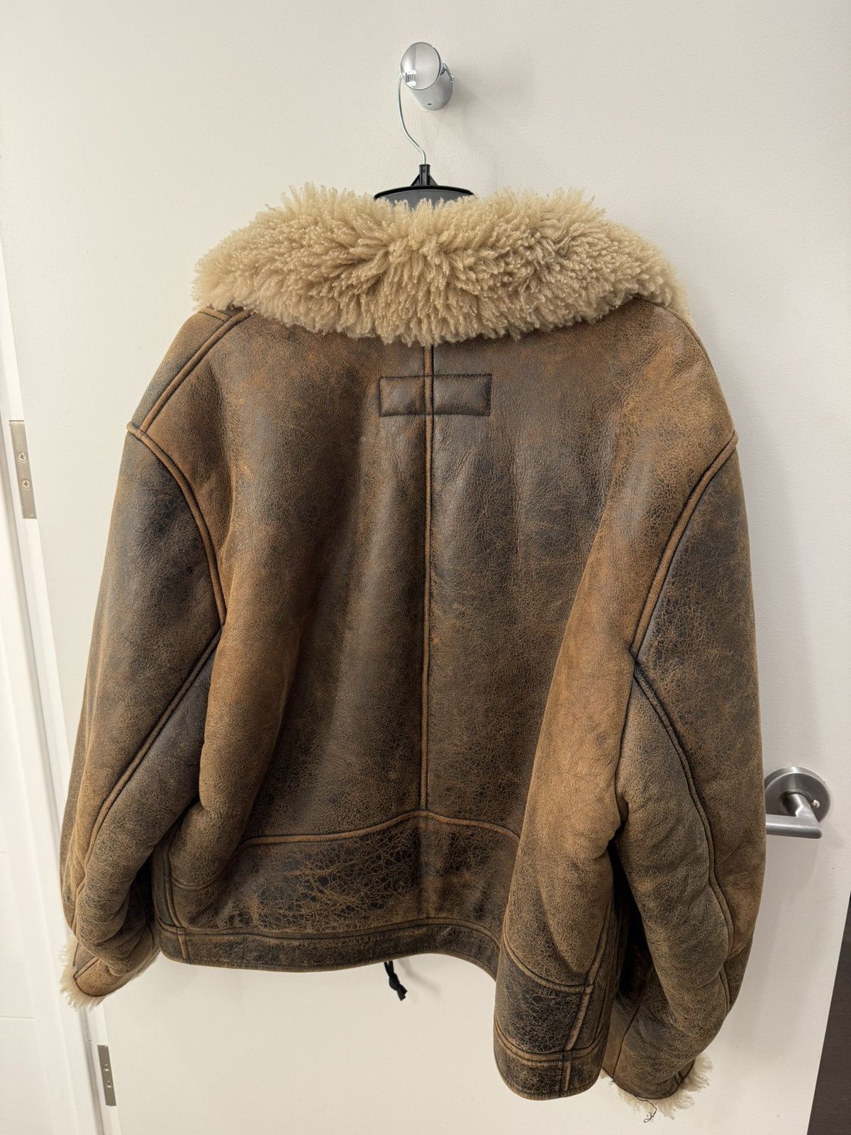 Acne Studios Acne Studios shearling leather jacket fur trim size