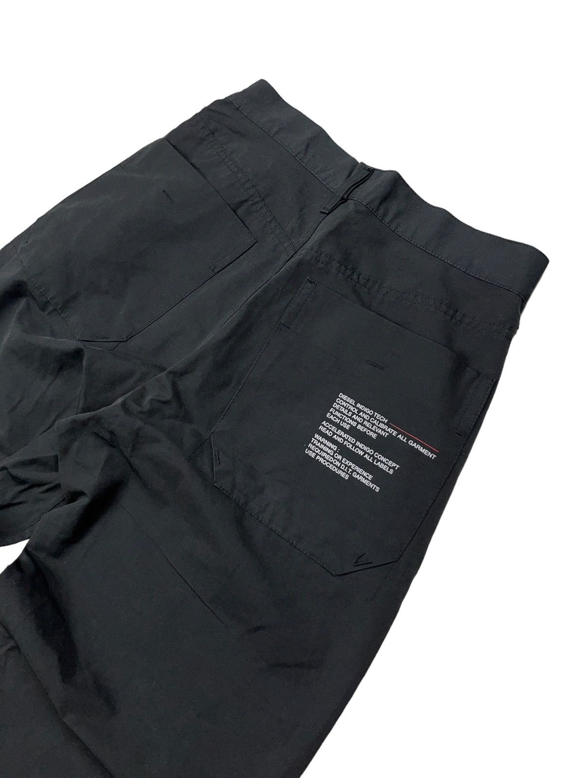 Diesel × Japanese Brand × Vintage Vintage Diesel Indigo Tech Pants Jeans Size US 29 - 4 Thumbnail