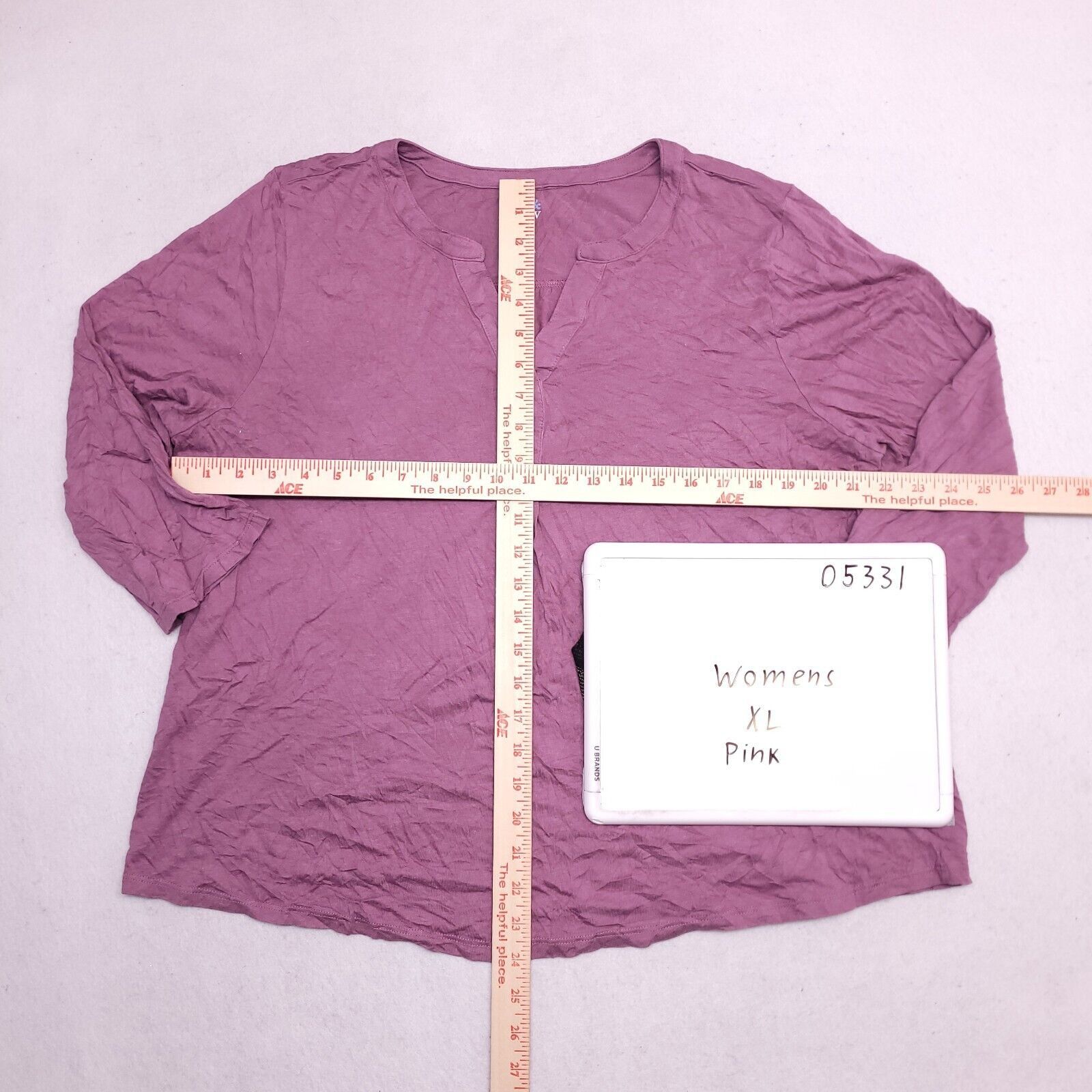 Croft & Barrow Croft & Barrow Casual Pullover Shirt Womens Size XL Pink Size XL / US 12-14 / IT 48-50 - 6 Thumbnail