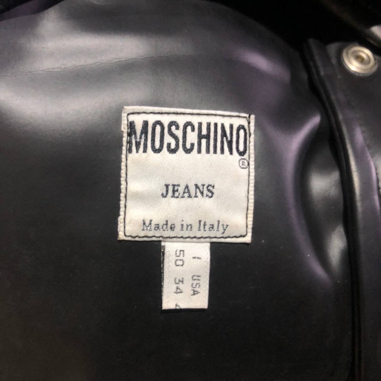 Moschino Moschino Leather Vest Size 50R - 5 Thumbnail